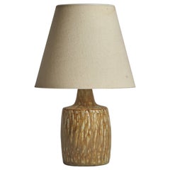 Gunnar Nylund, Table Lamp, Stoneware, Sweden, 1940s