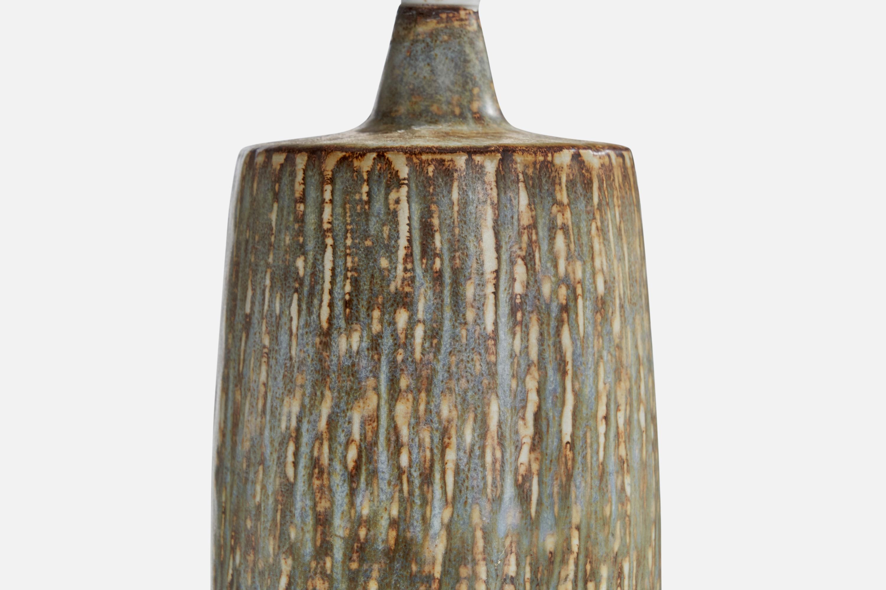 Mid-20th Century Gunnar Nylund, Table Lamps, Stoneware, Sweden, 1940s For Sale