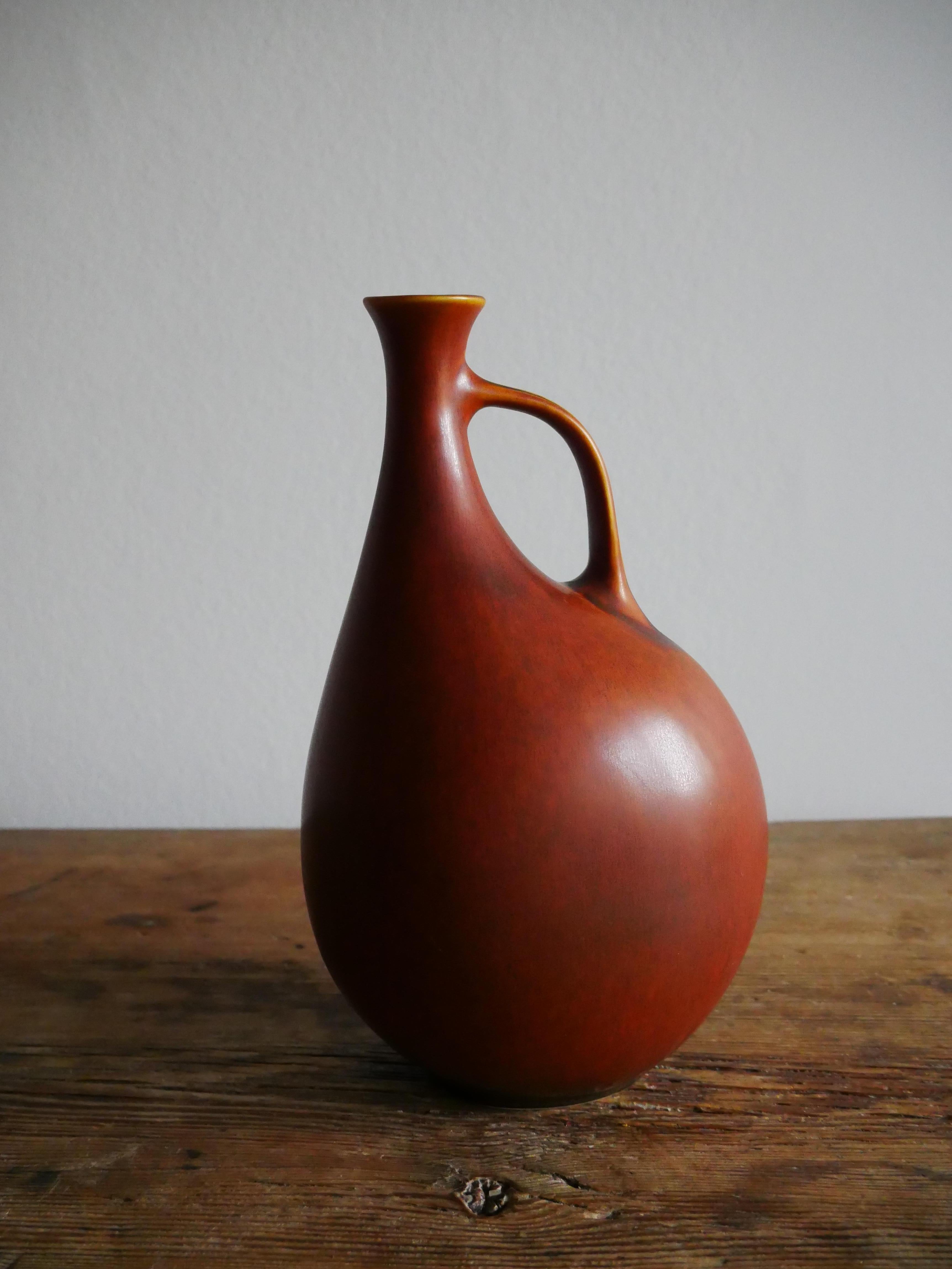 Hand-Crafted Gunnar Nylund Nymölle Vase 1960s 