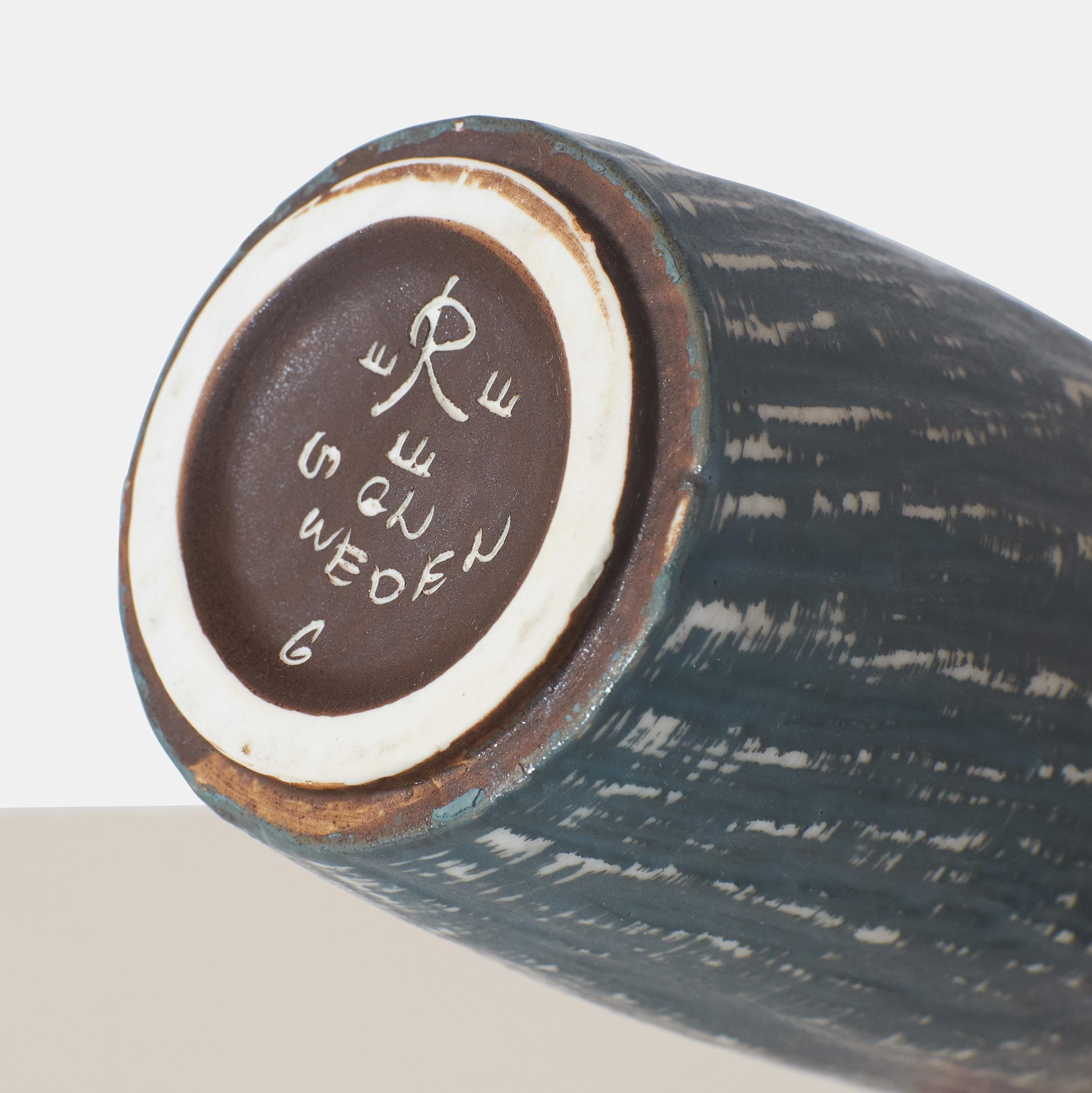 Suédois Grand vase de la série Rebus de Gunnar Nylund en vente