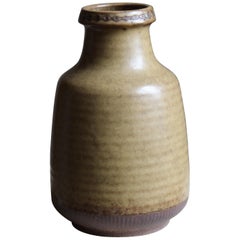 Gunnar Nylund, Vase, Glazed Stoneware, Rörstand, Sweden, 1940s