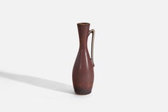 Gunnar Nylund, Vase, Model "NSZ", Red-Glazed Stoneware, Rörstrand, Sweden, 1950s