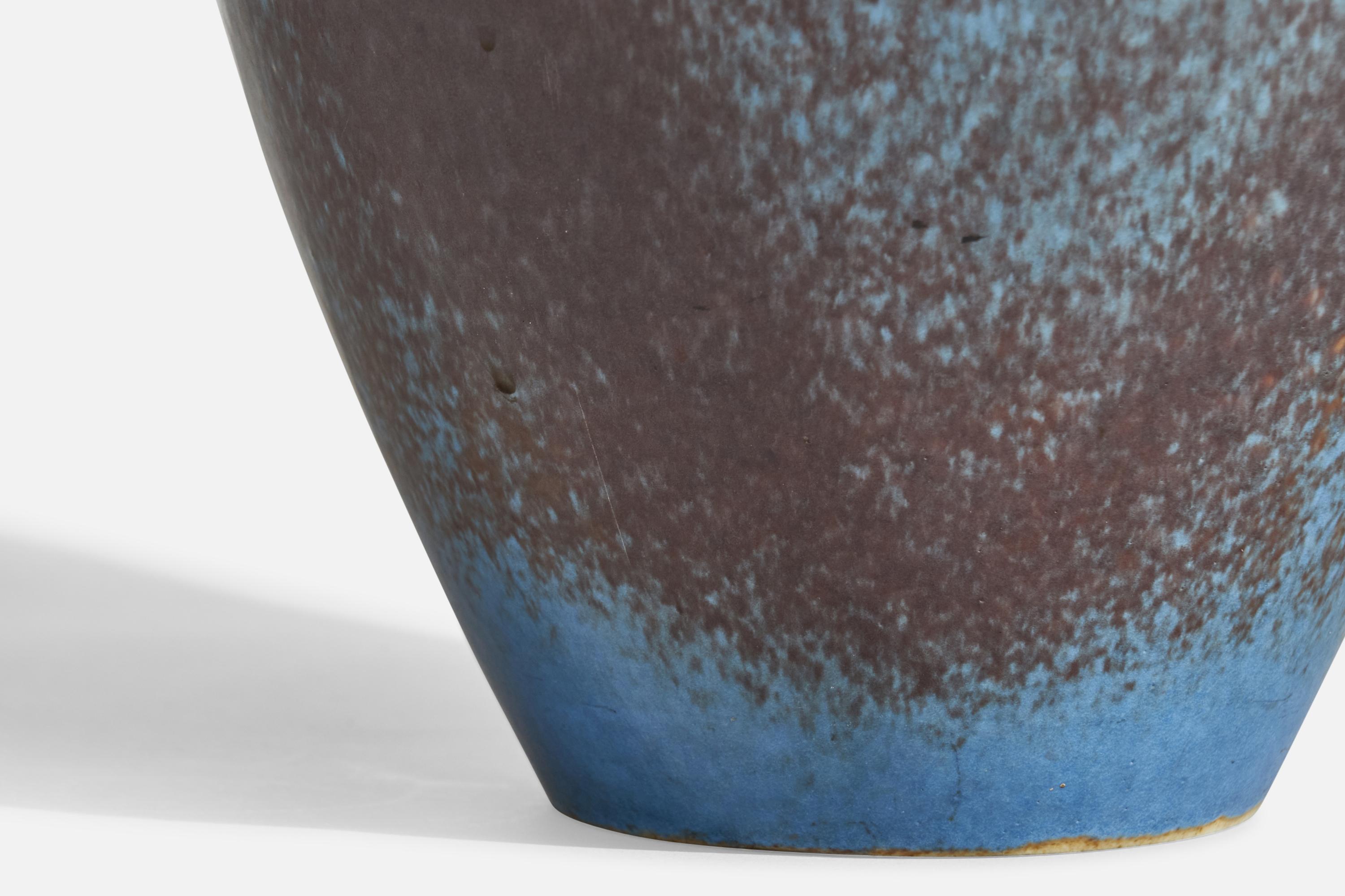 Gunnar Nylund, Vase, grès, Suède, années 1940 en vente 3