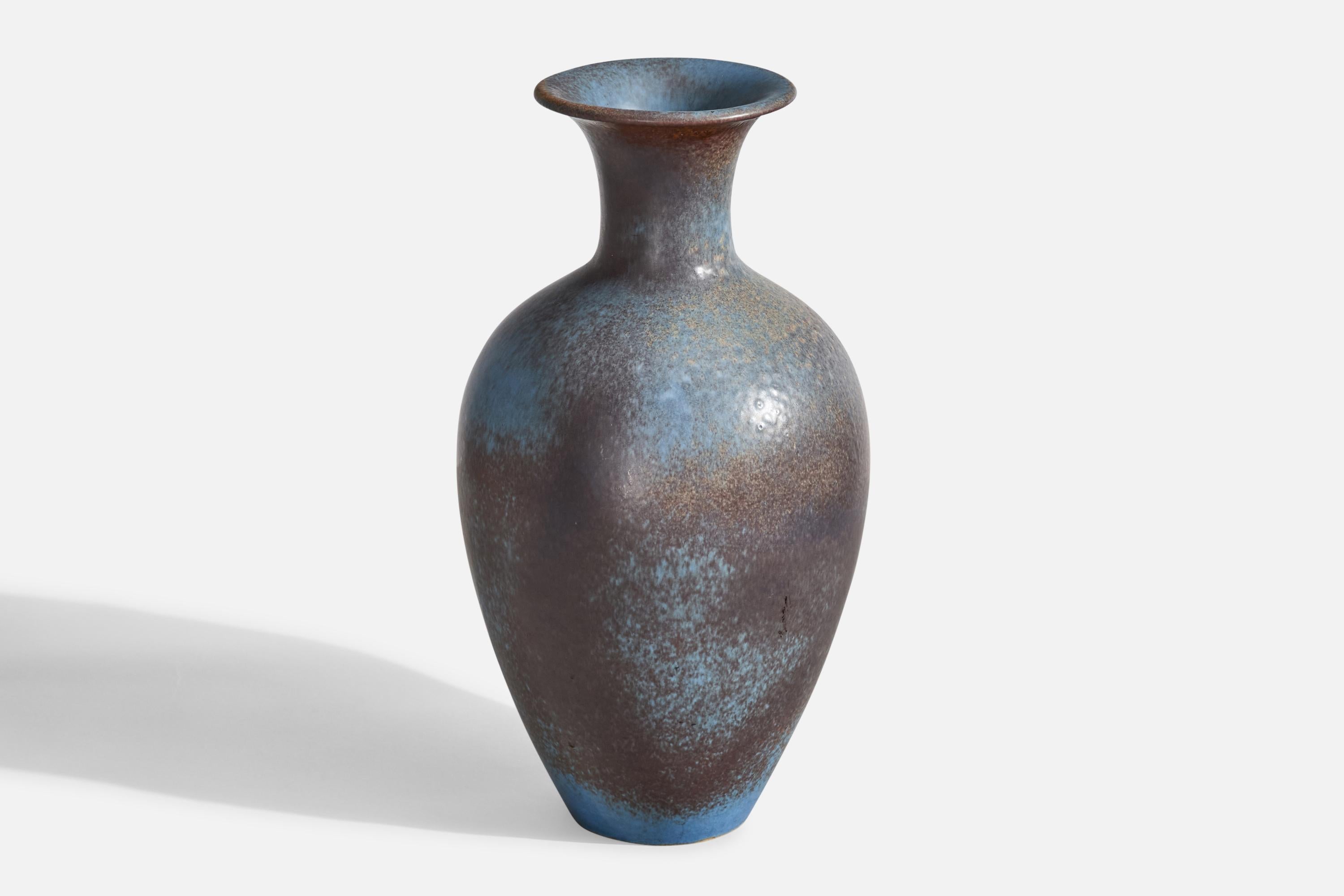 Scandinave moderne Gunnar Nylund, Vase, grès, Suède, années 1940 en vente