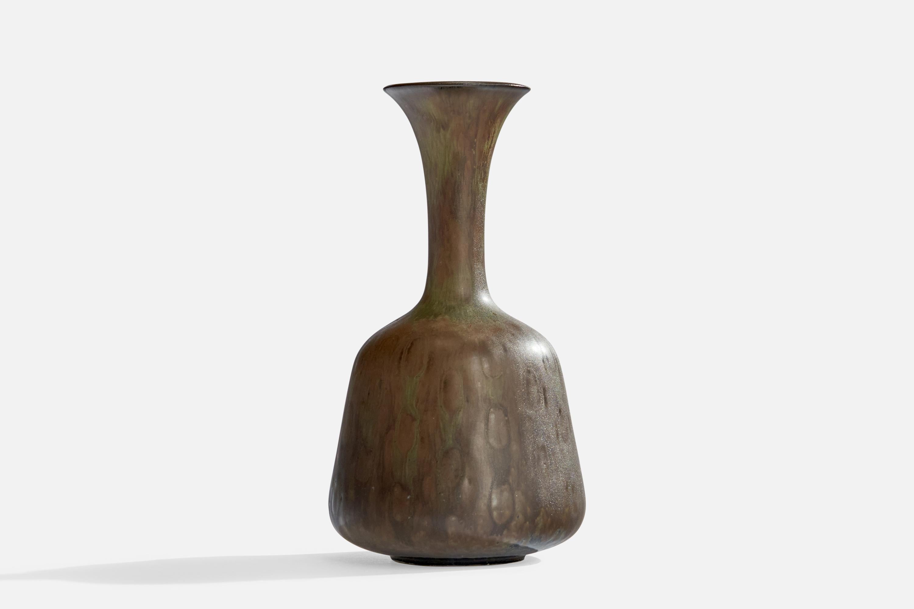 Swedish Gunnar Nylund, Vase, Stoneware, Sweden, 1940s For Sale