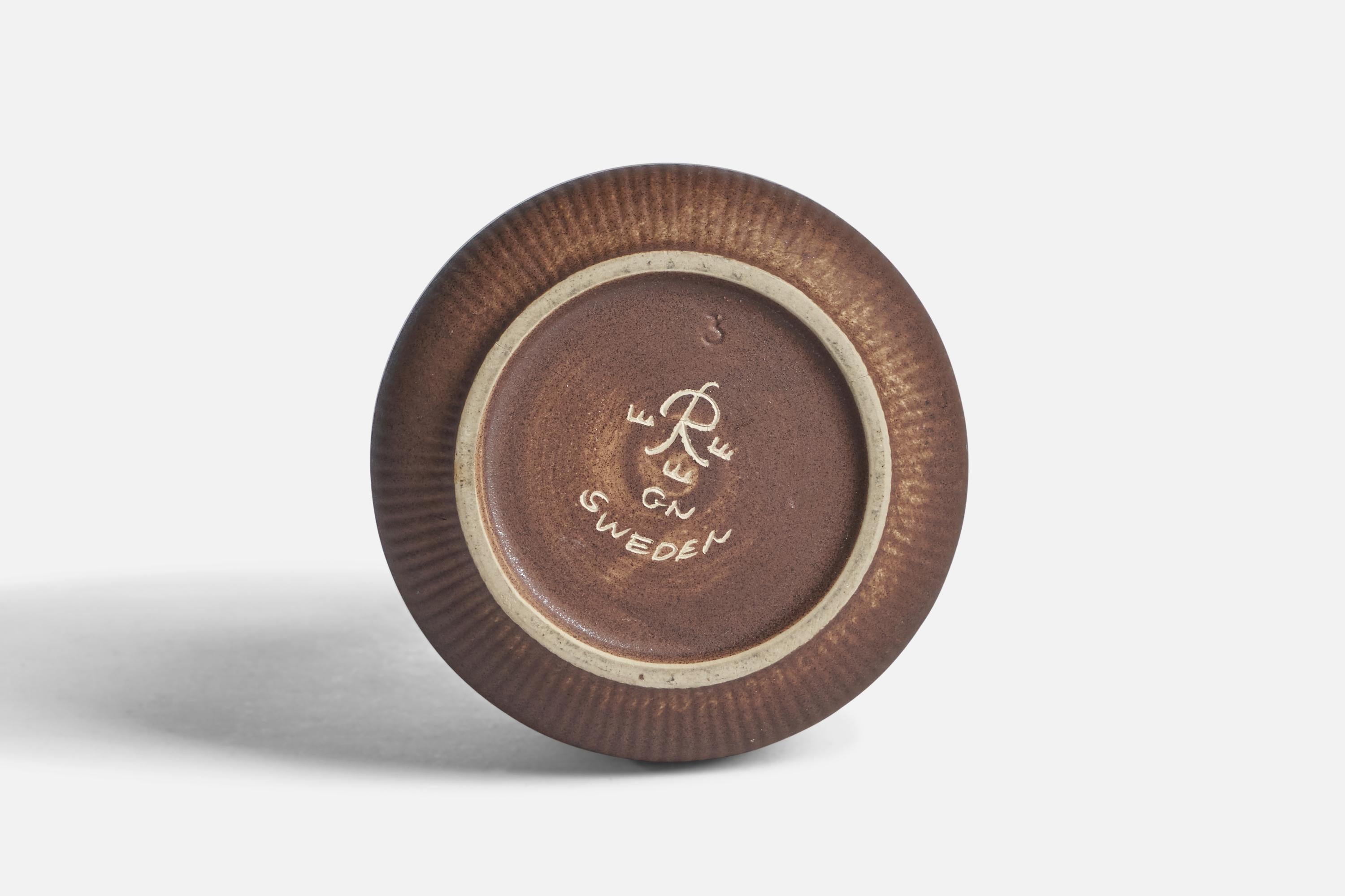 Metà XX secolo Gunnar Nylund, Vaso, Gres, Svezia, anni '40 in vendita