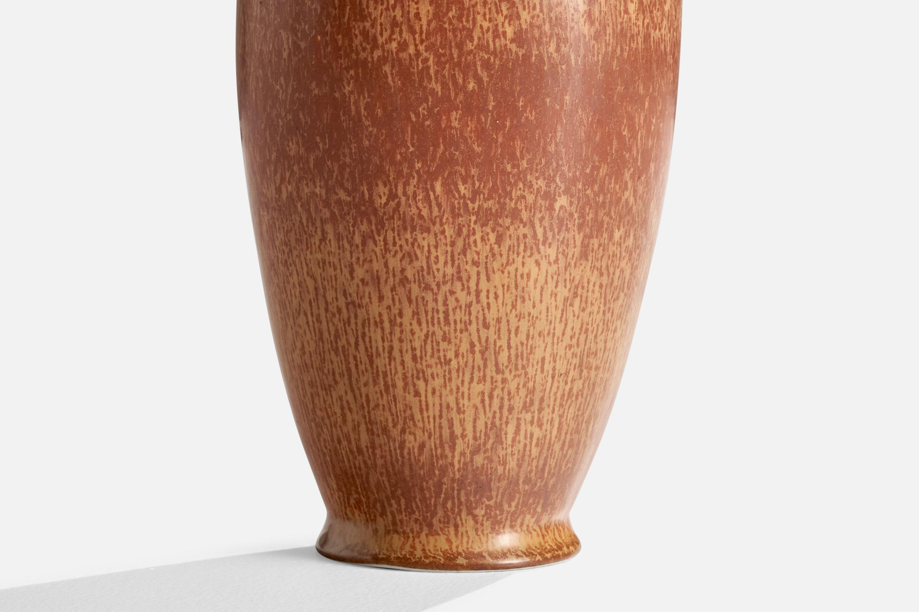 Grès porcellanato Gunnar Nylund, Vaso, Gres, Svezia, anni '40 in vendita