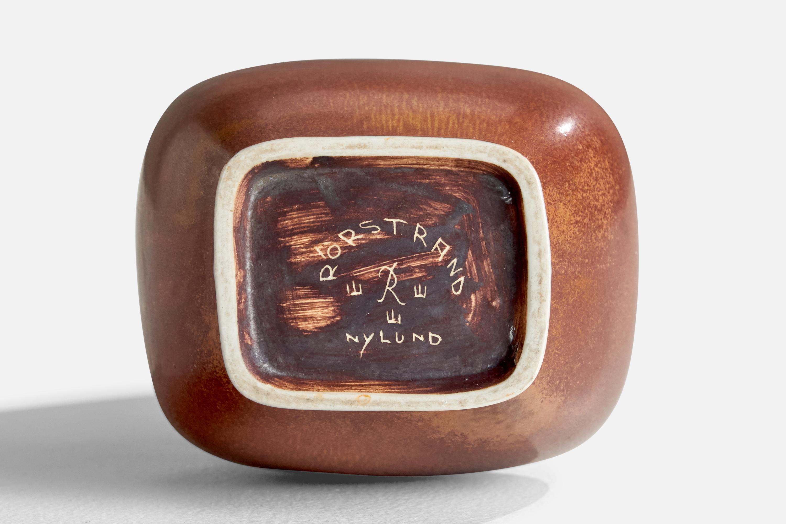 Grès porcellanato Gunnar Nylund, Vaso, Gres, Svezia, anni '40 in vendita
