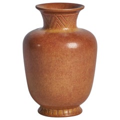 Gunnar Nylund, Vase, Stoneware, Sweden, 1940s