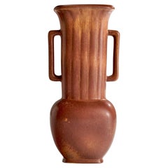 Gunnar Nylund, Vase, grès, Suède, années 1940