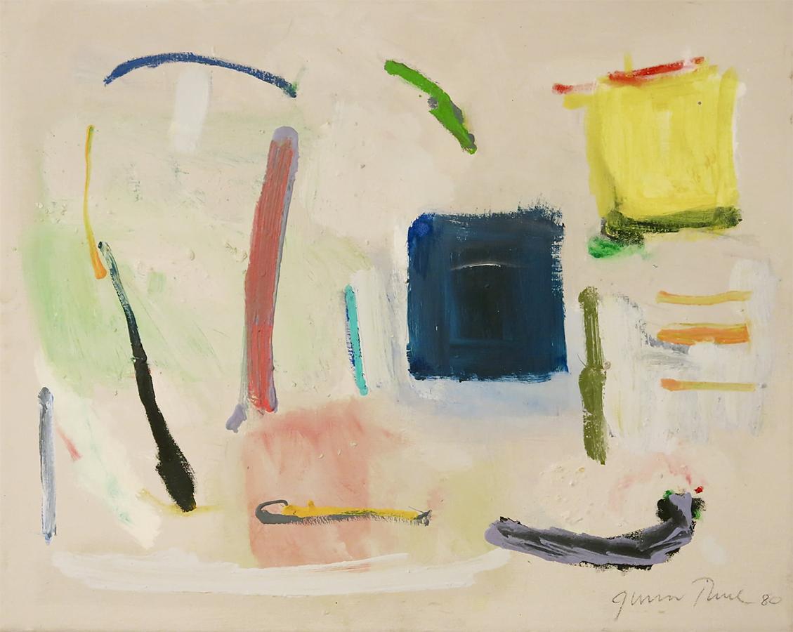 Gunnar Theel Abstract Painting - P112