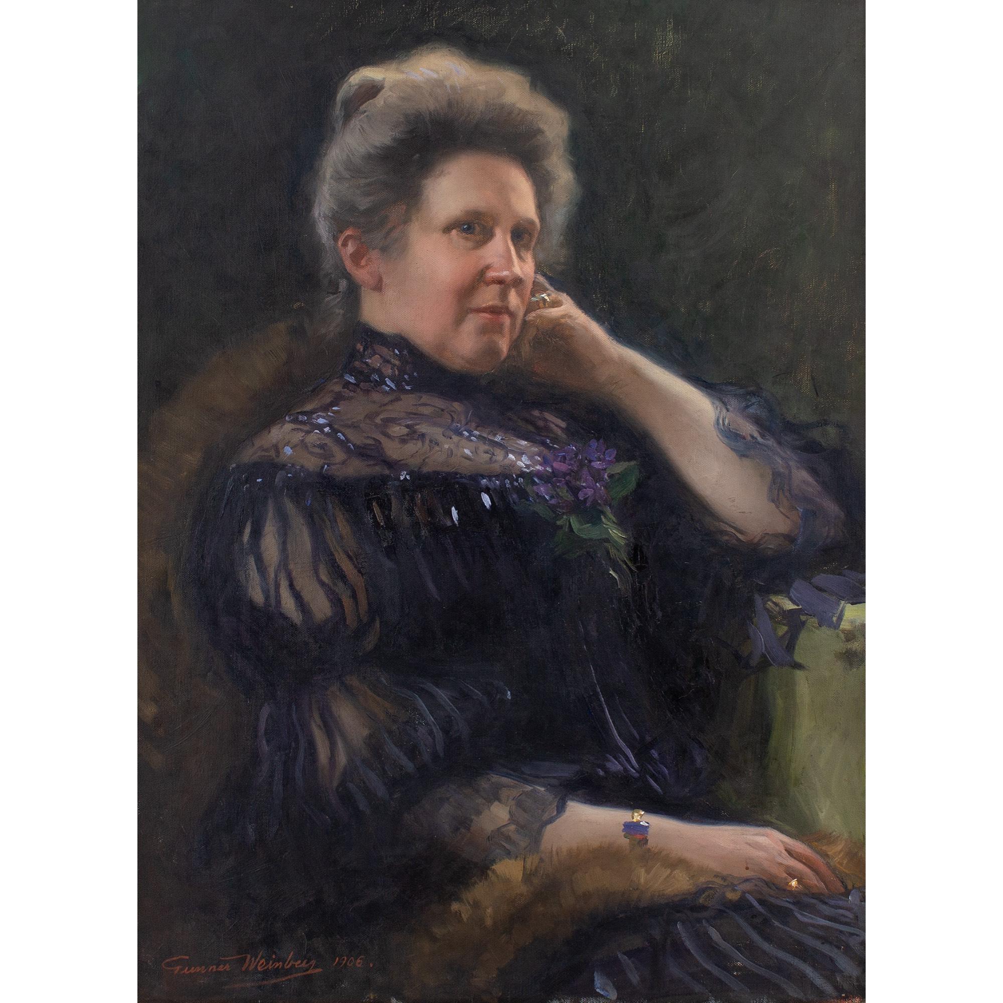 Gunnar Weinberg, Portrait Of A Woman 1