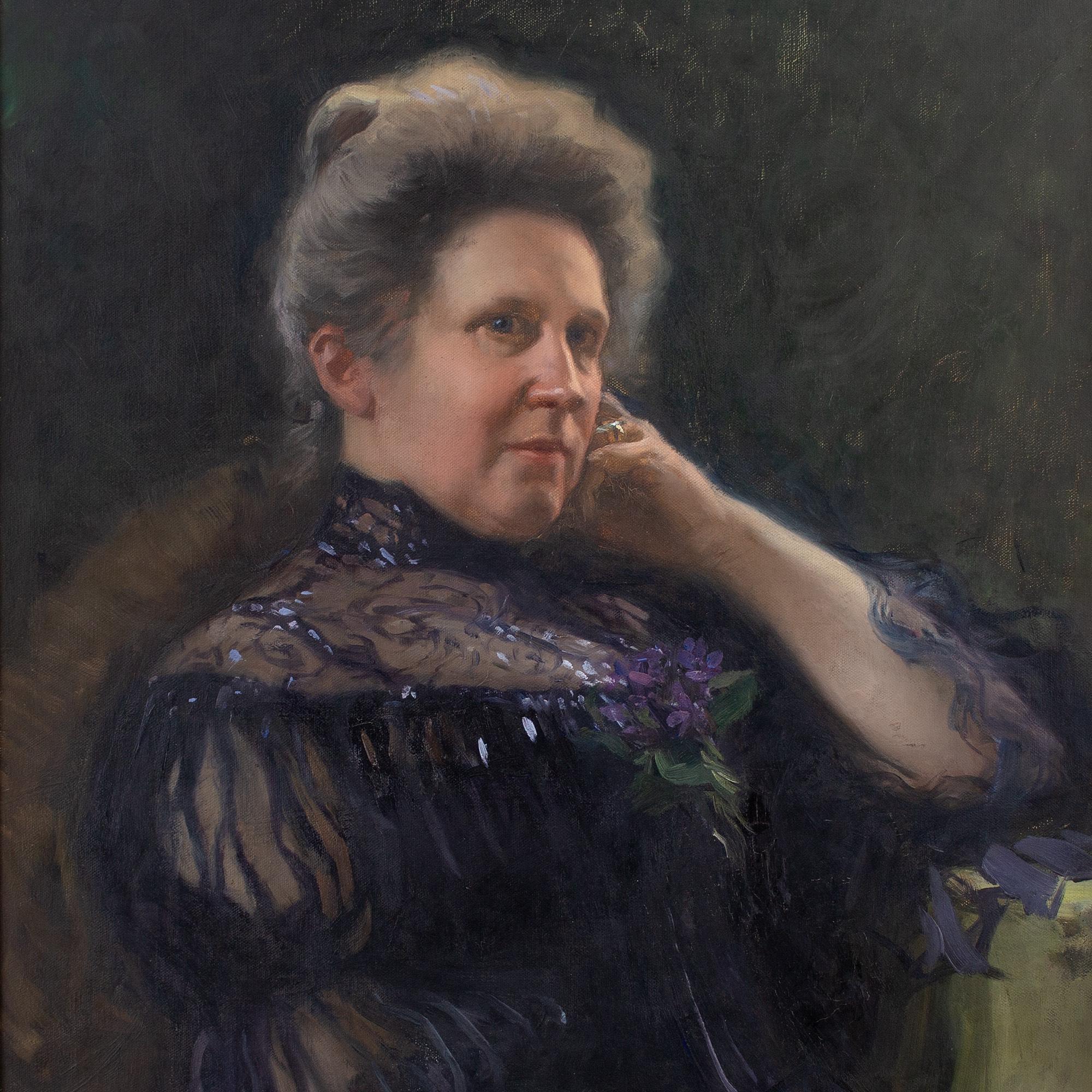 Gunnar Weinberg, Portrait Of A Woman 4