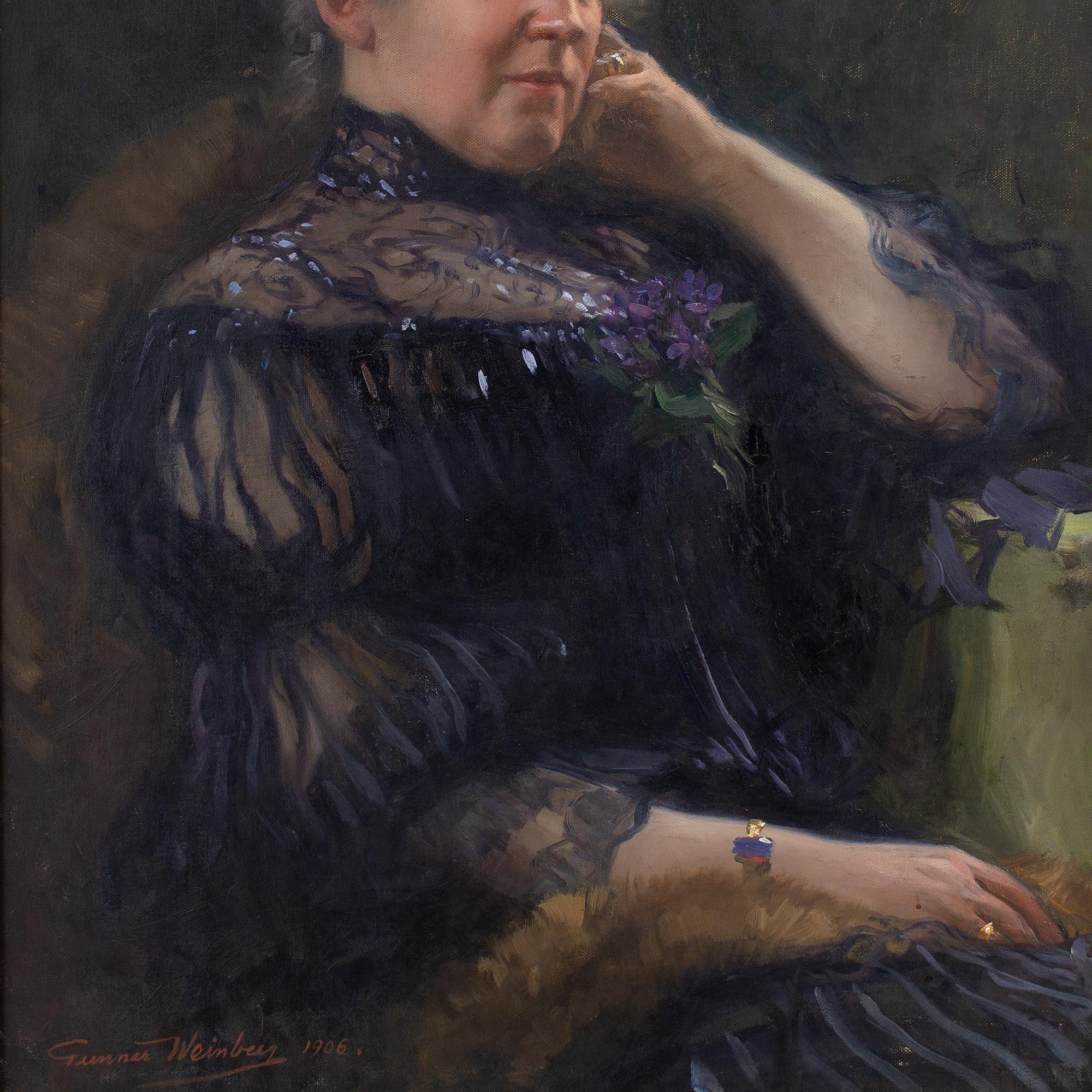 Gunnar Weinberg, Portrait Of A Woman 5