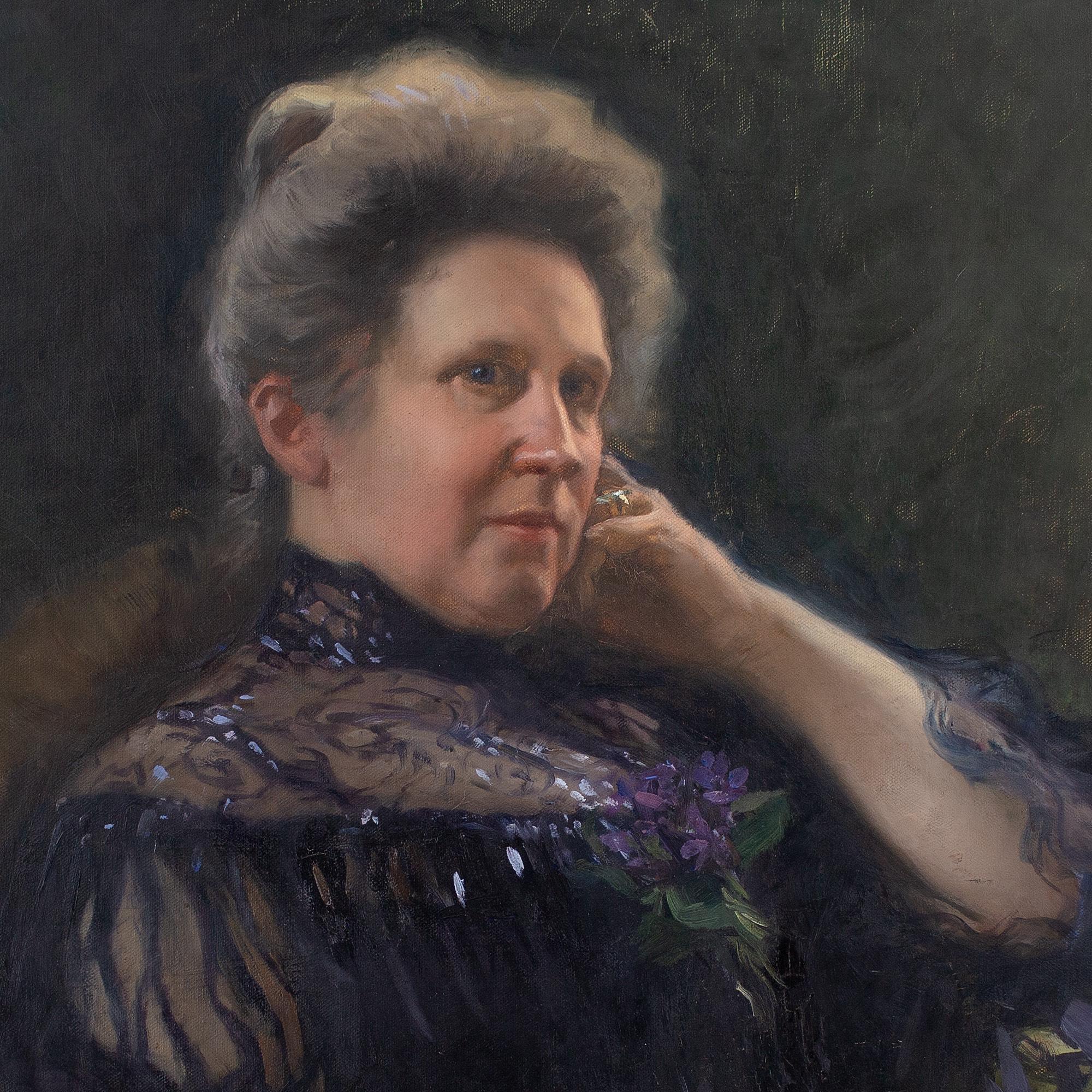 Gunnar Weinberg, Portrait Of A Woman 6