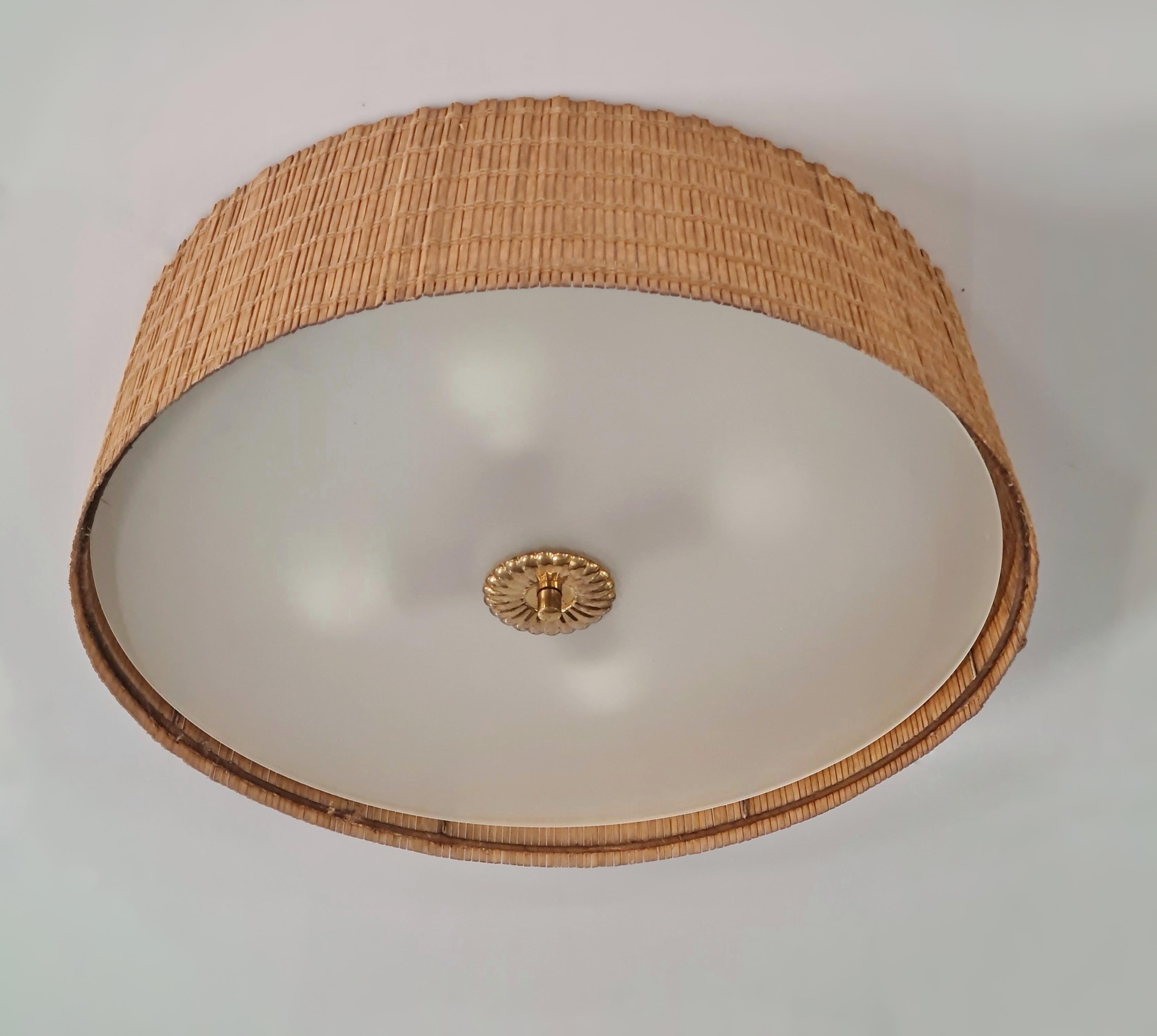 Gunnel Nyman Ceiling Lamp Model 20491 for Idman For Sale 3