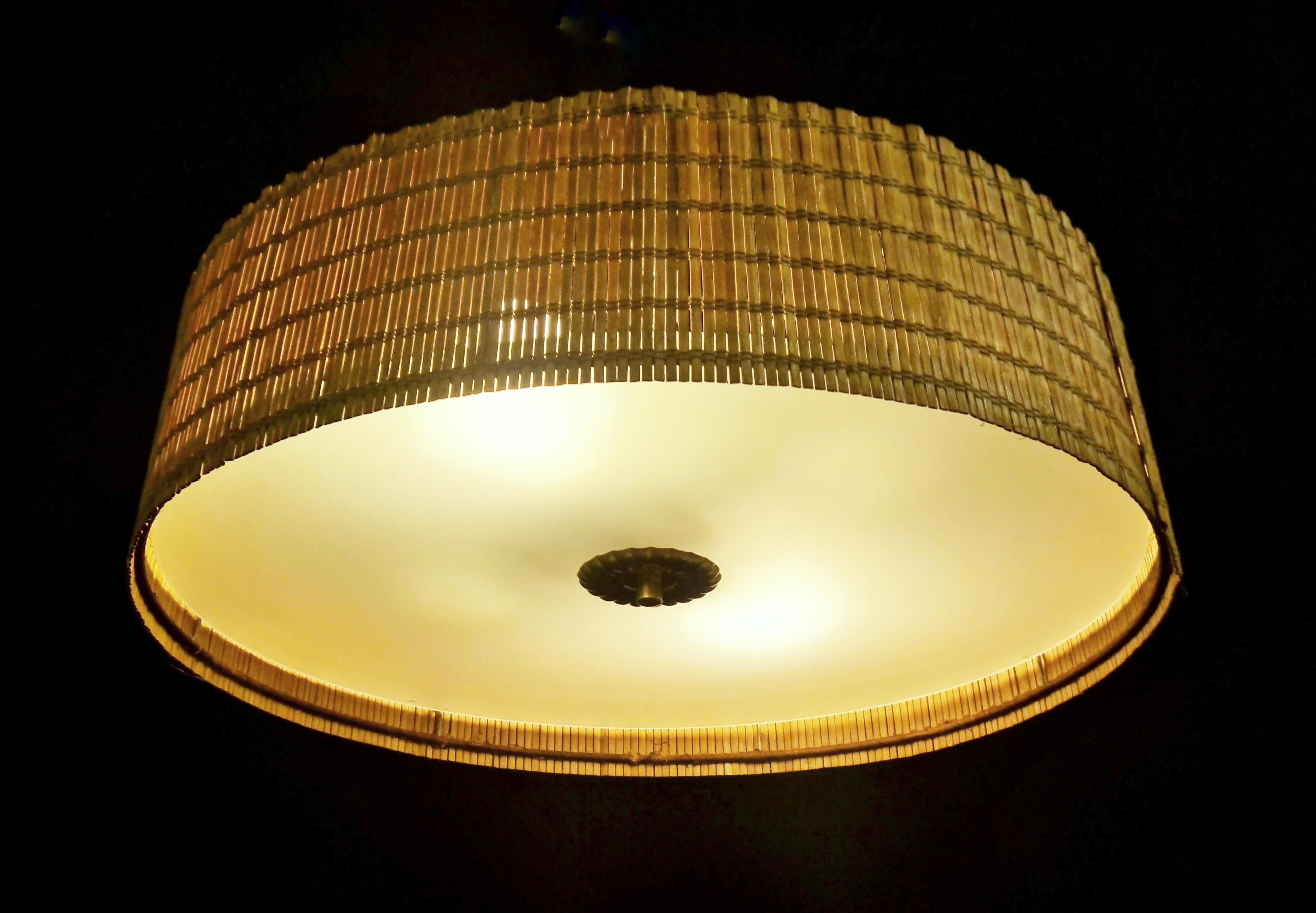 Gunnel Nyman Ceiling Lamp Model 20491 for Idman For Sale 5
