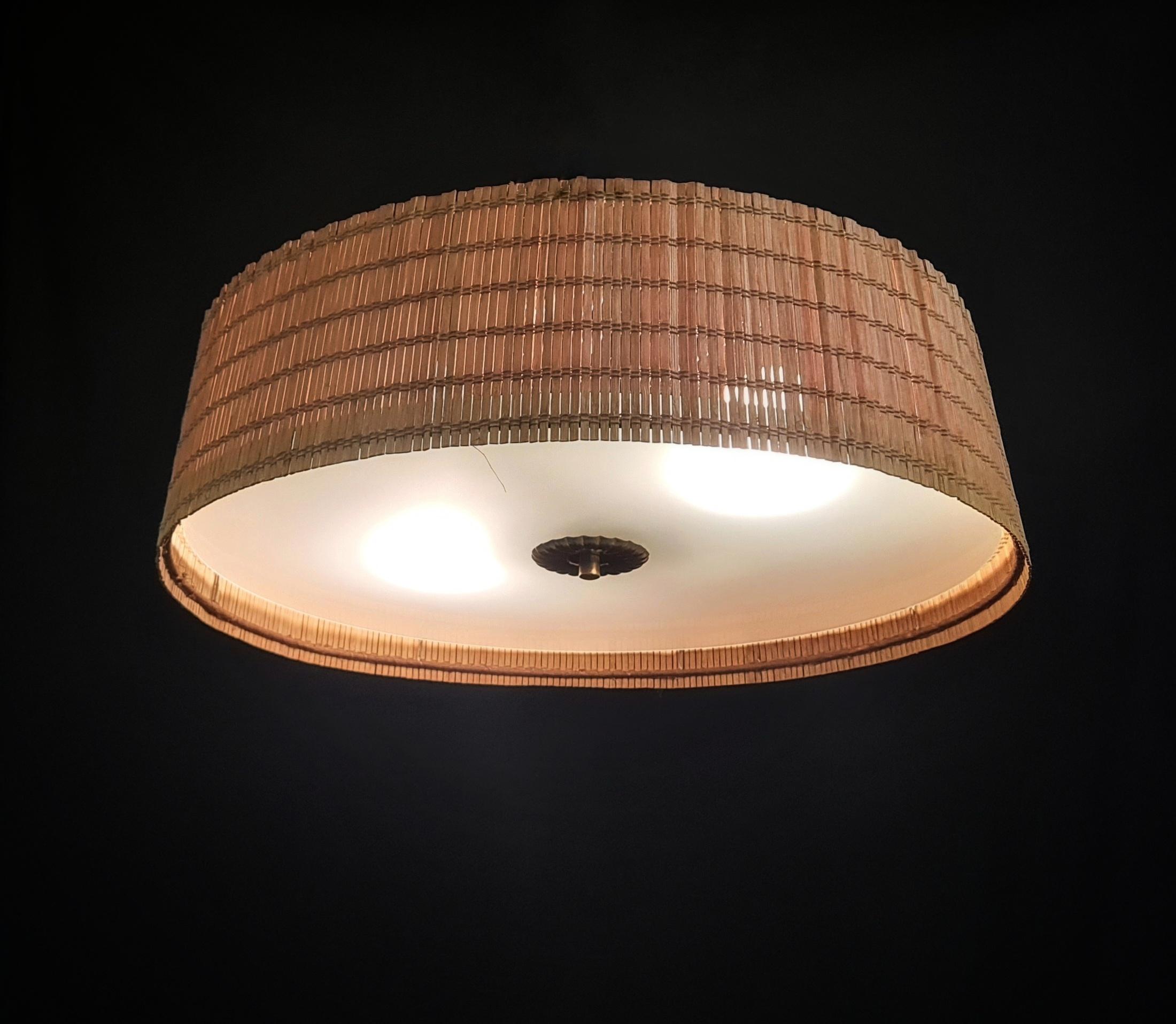 Gunnel Nyman Ceiling Lamp Model 20491 for Idman For Sale 6