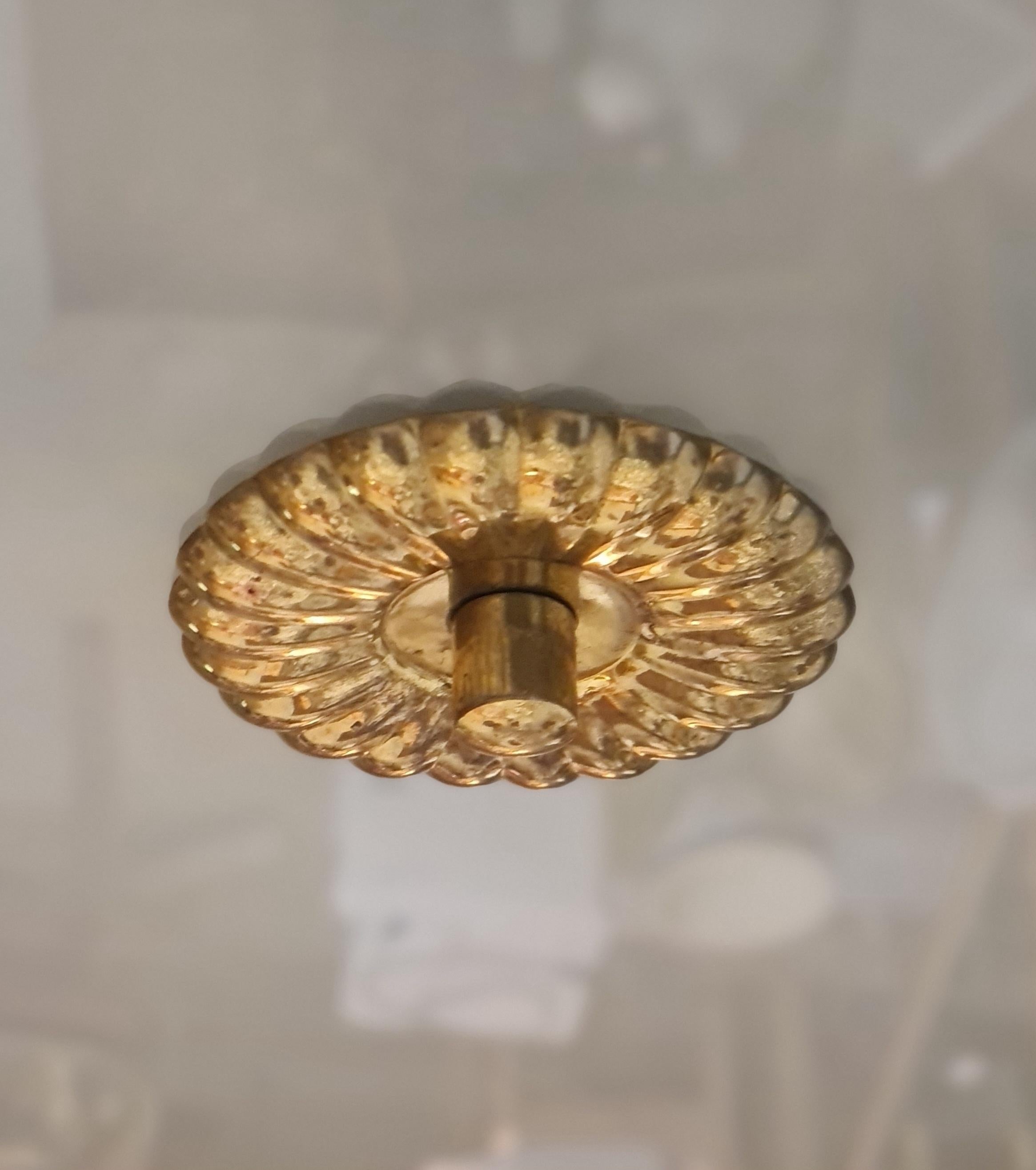 Mid-20th Century Gunnel Nyman Ceiling Lamp Model 20491 for Idman For Sale