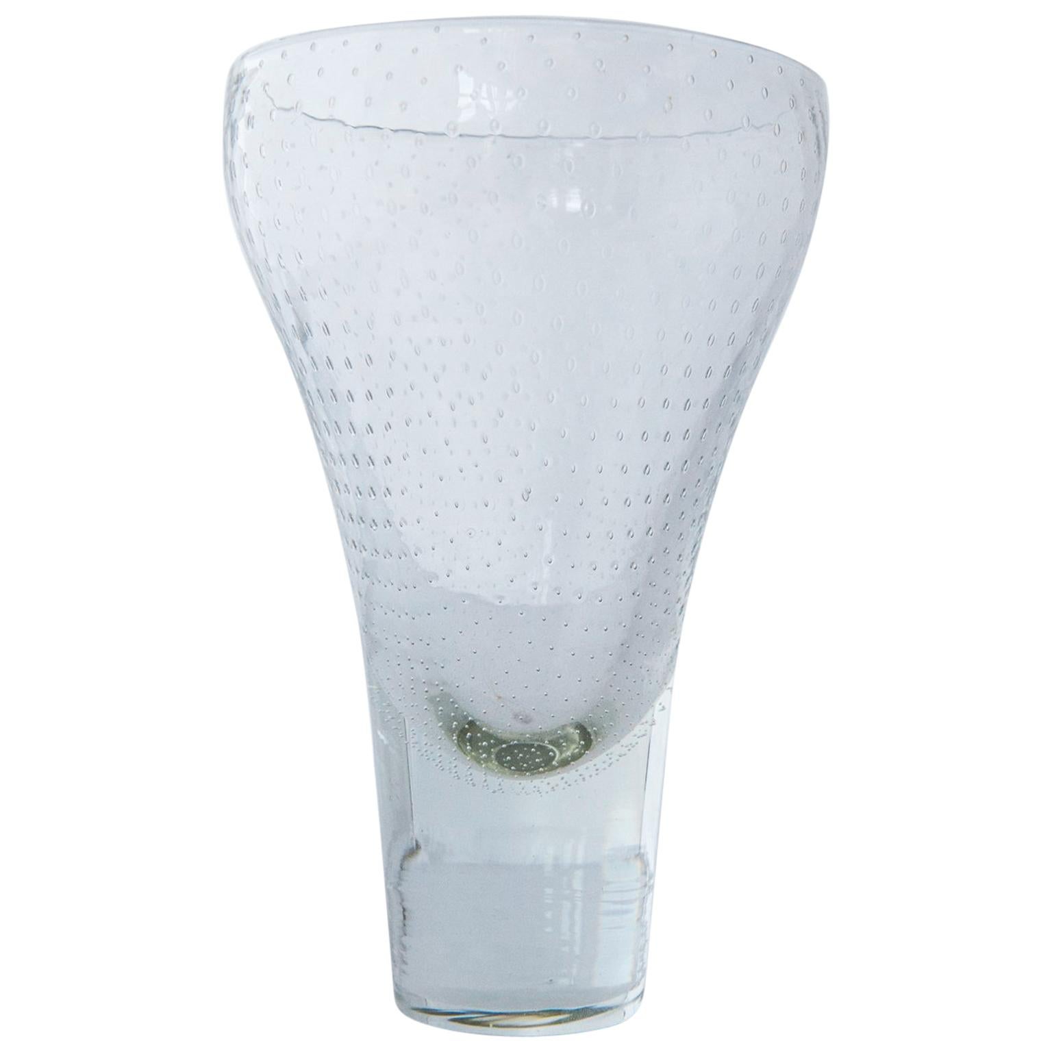 Gunnel Nyman Glass Vase by Nuutajärvi For Sale