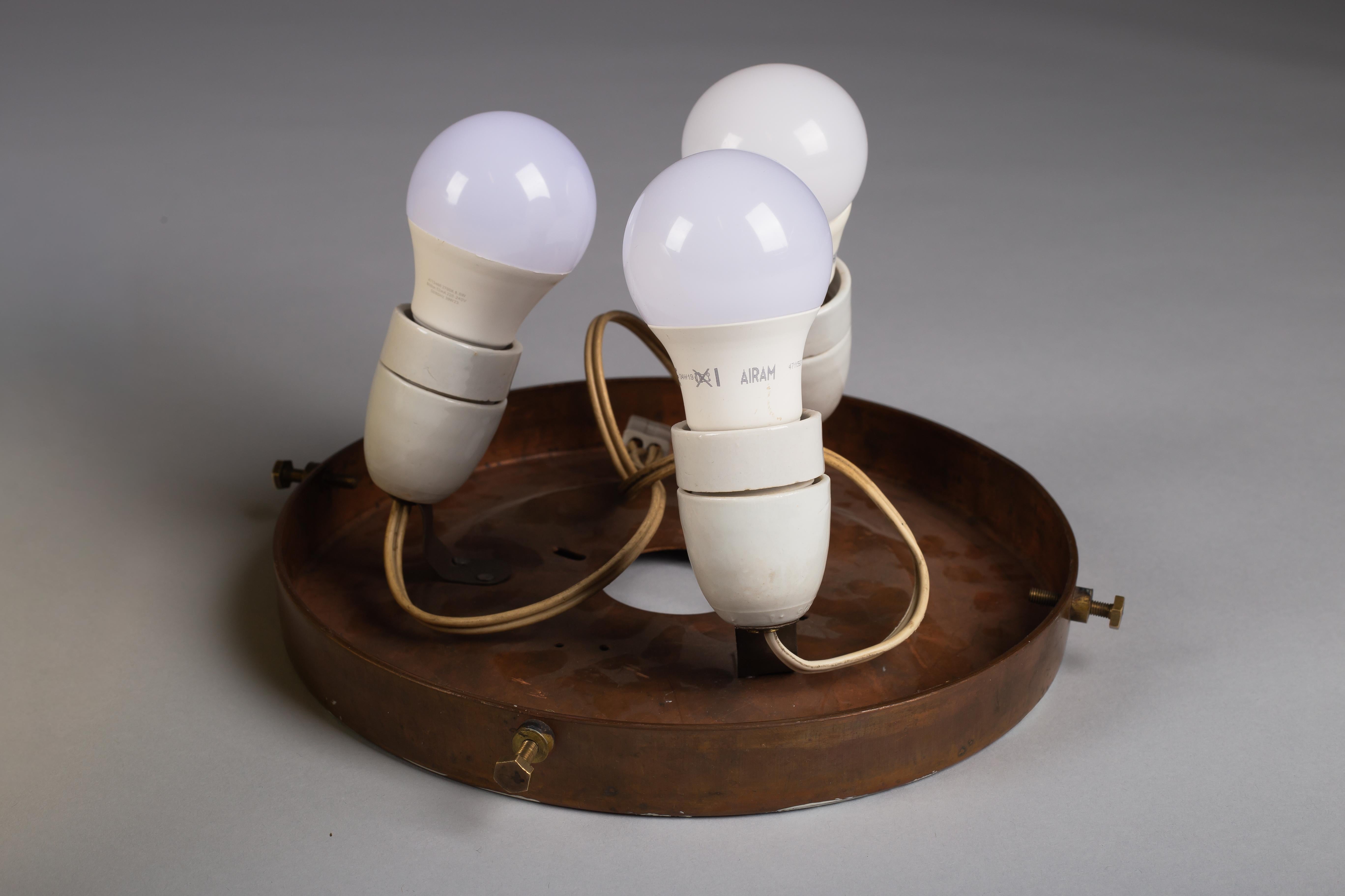 Gunnel Nyman, grand encastré en verre moderne du milieu du siècle, modèle 82400, Idman Oy en vente 9