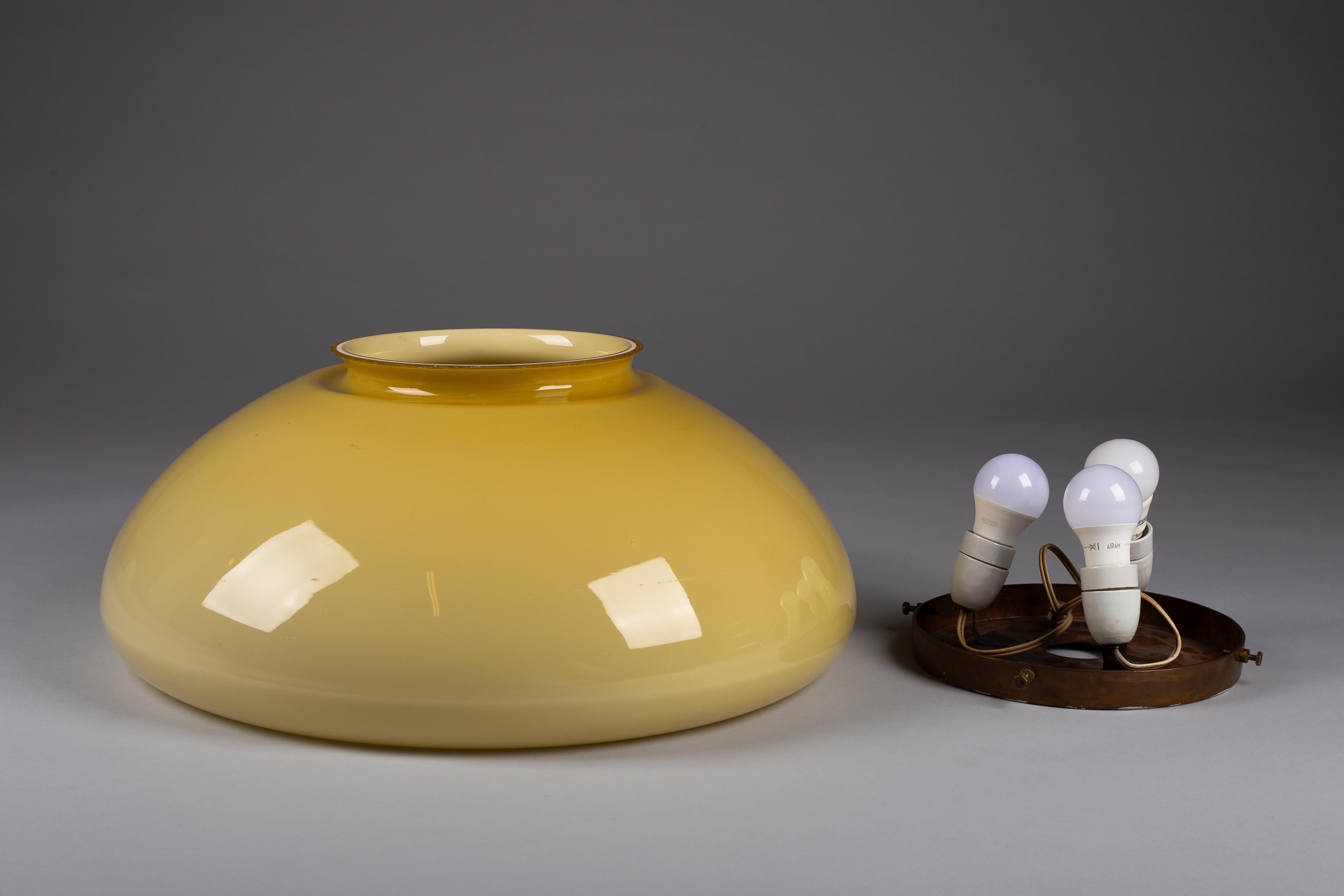 Gunnel Nyman, grand encastré en verre moderne du milieu du siècle, modèle 82400, Idman Oy en vente 10