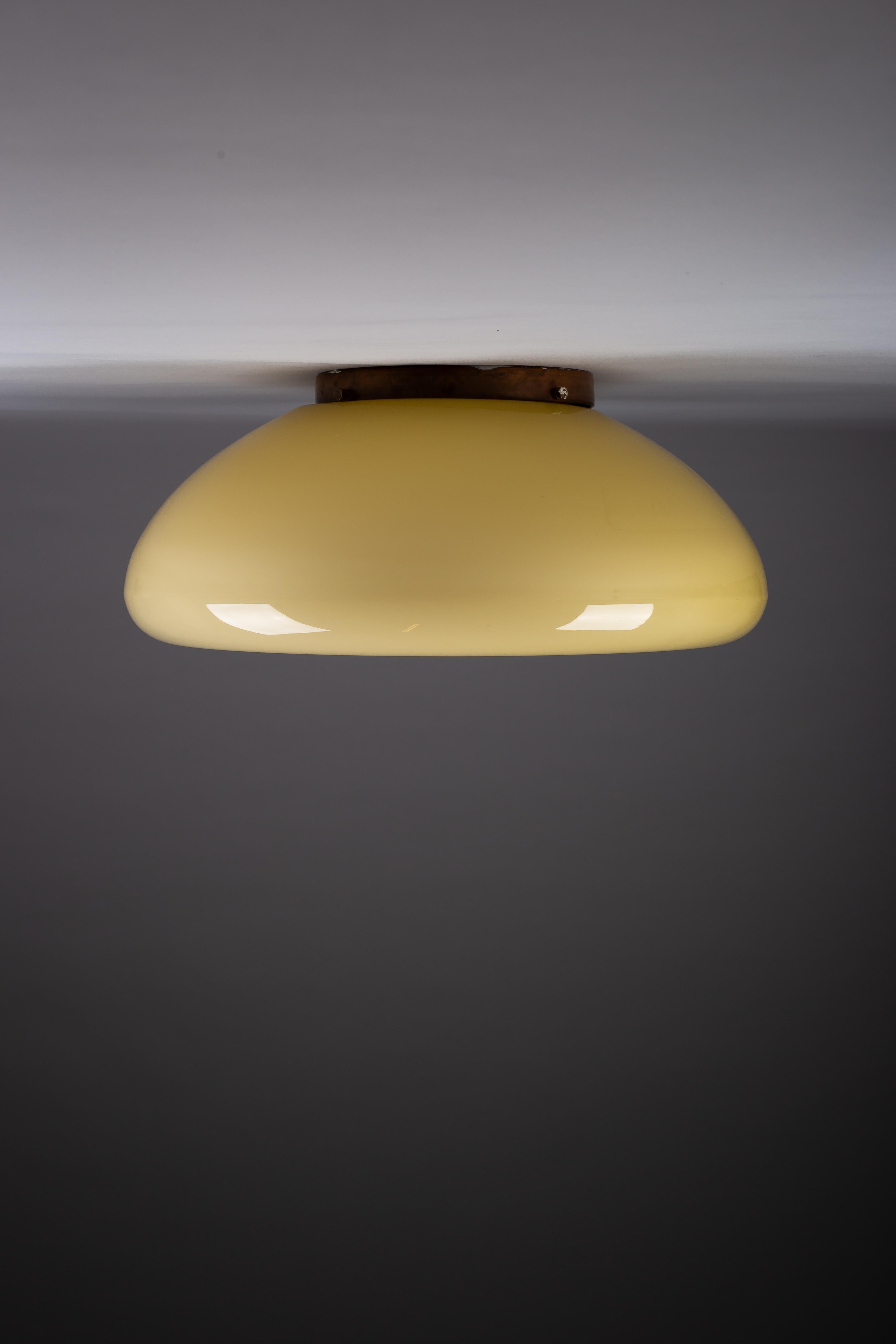 Gunnel Nyman, grand encastré en verre moderne du milieu du siècle, modèle 82400, Idman Oy en vente 1