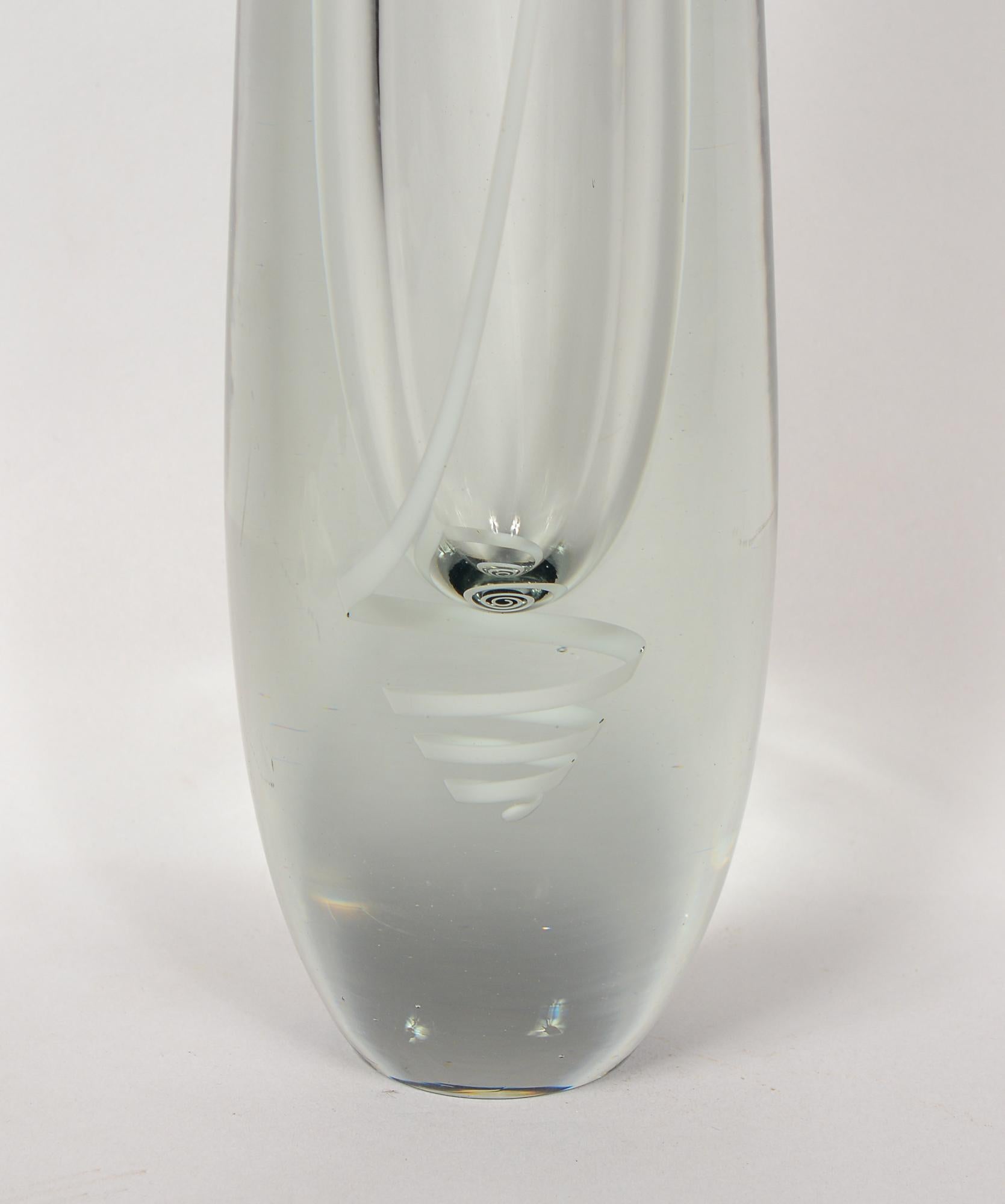 Mid-Century Modern Gunnel Nyman Serpentini Vase for Nuutajarvi For Sale