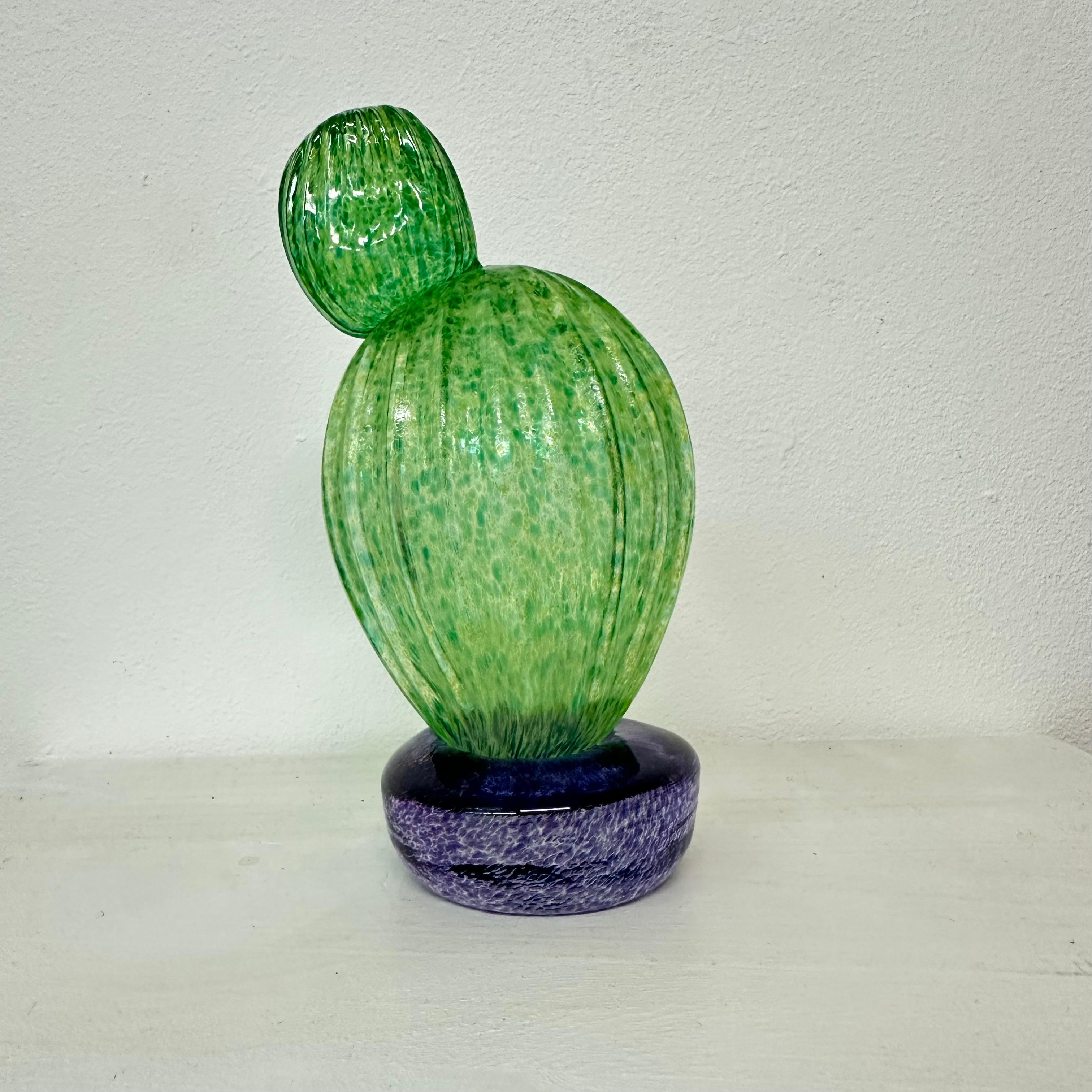 Swedish Gunnel Sahlin for Kosta Boda Cactus 1980s Sweden