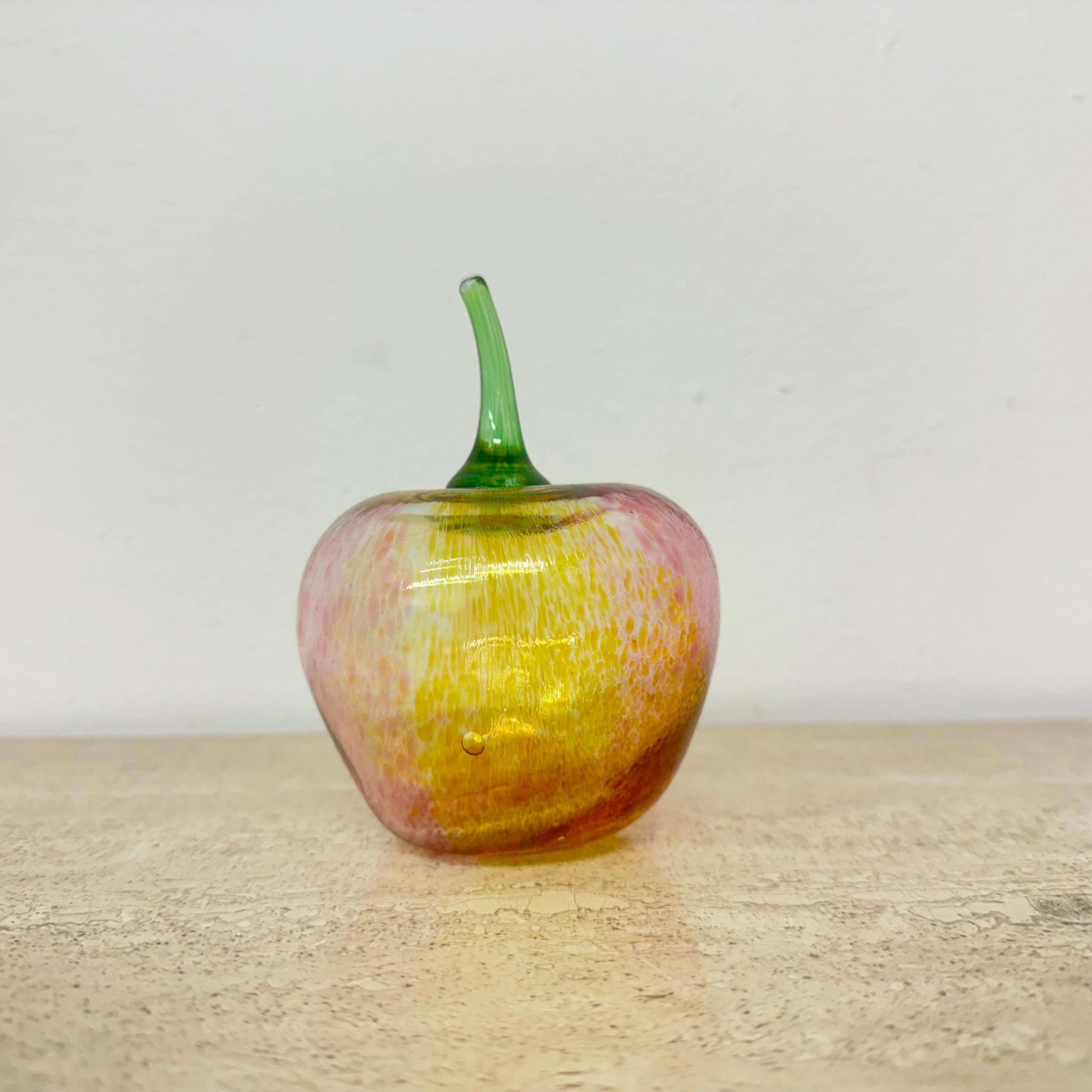 Art Glass Gunnel Sahlin for Kosta Boda Fruits Art glass , 1990s For Sale