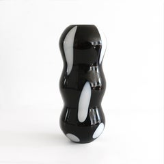 Jarrón de cristal "Jazz" de Gunnel Sahlin para Kosta Boda, Suecia, hacia 1980