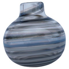 Authentic Gunnel Sahlin Glass Vase Made With Kosta Boda Sweden