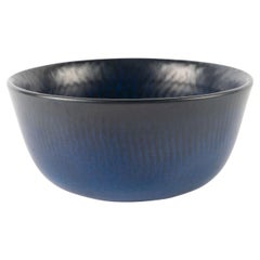Gunner Nylund for Nymolle, Denmark Blue Ceramic Bowl.