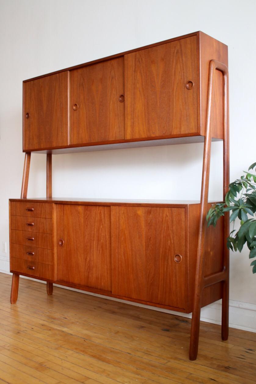 Gunni Omann Midcentury Danish Modern Floating Cabinet 4