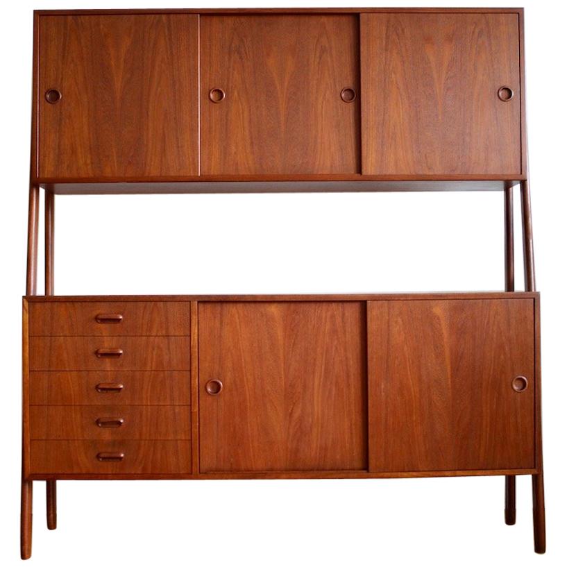 Gunni Omann Midcentury Danish Modern Floating Cabinet