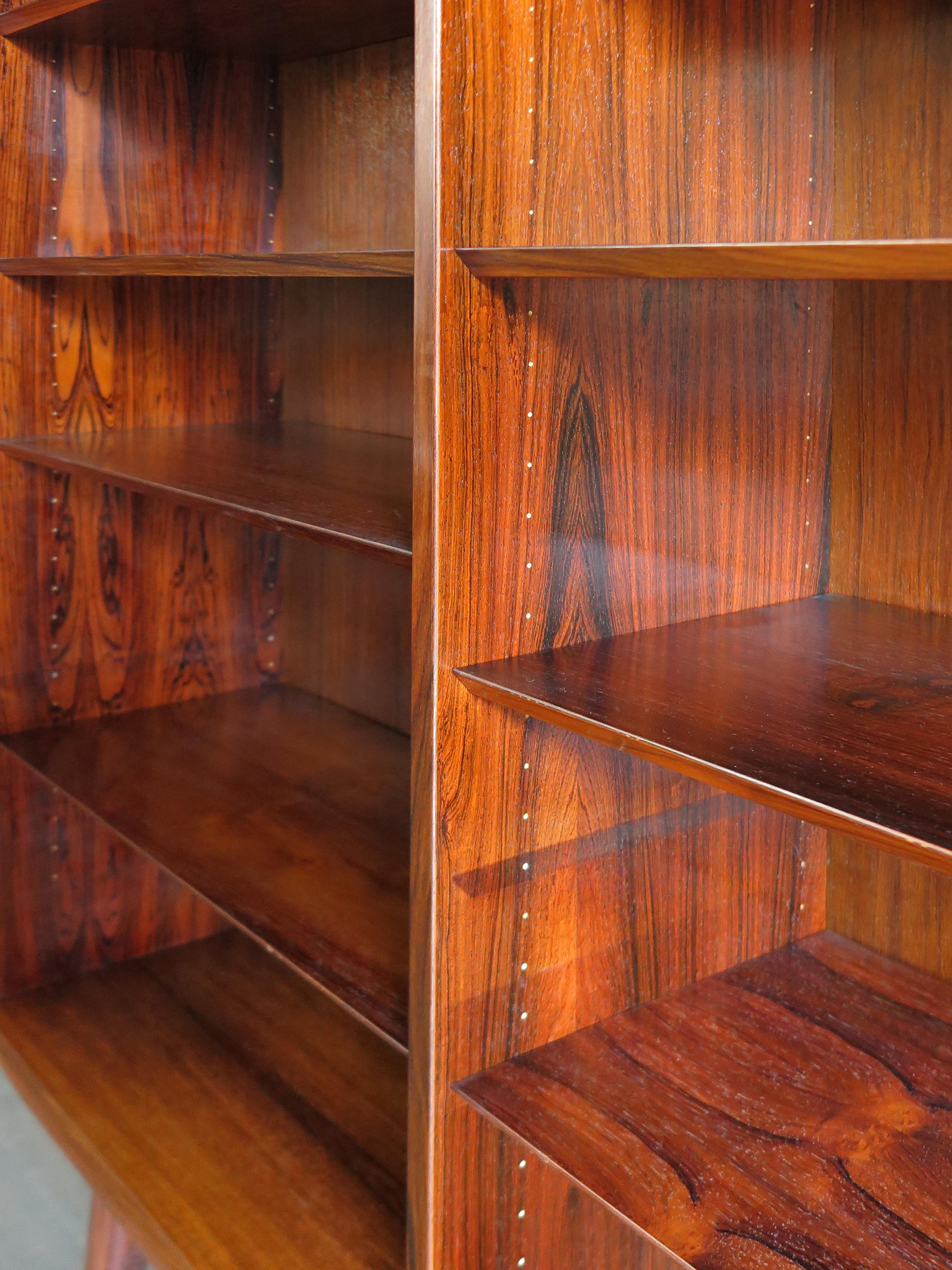 Danish Gunni Omann Midcentury Scandinavian Wood Bookcase, 1960s For Sale