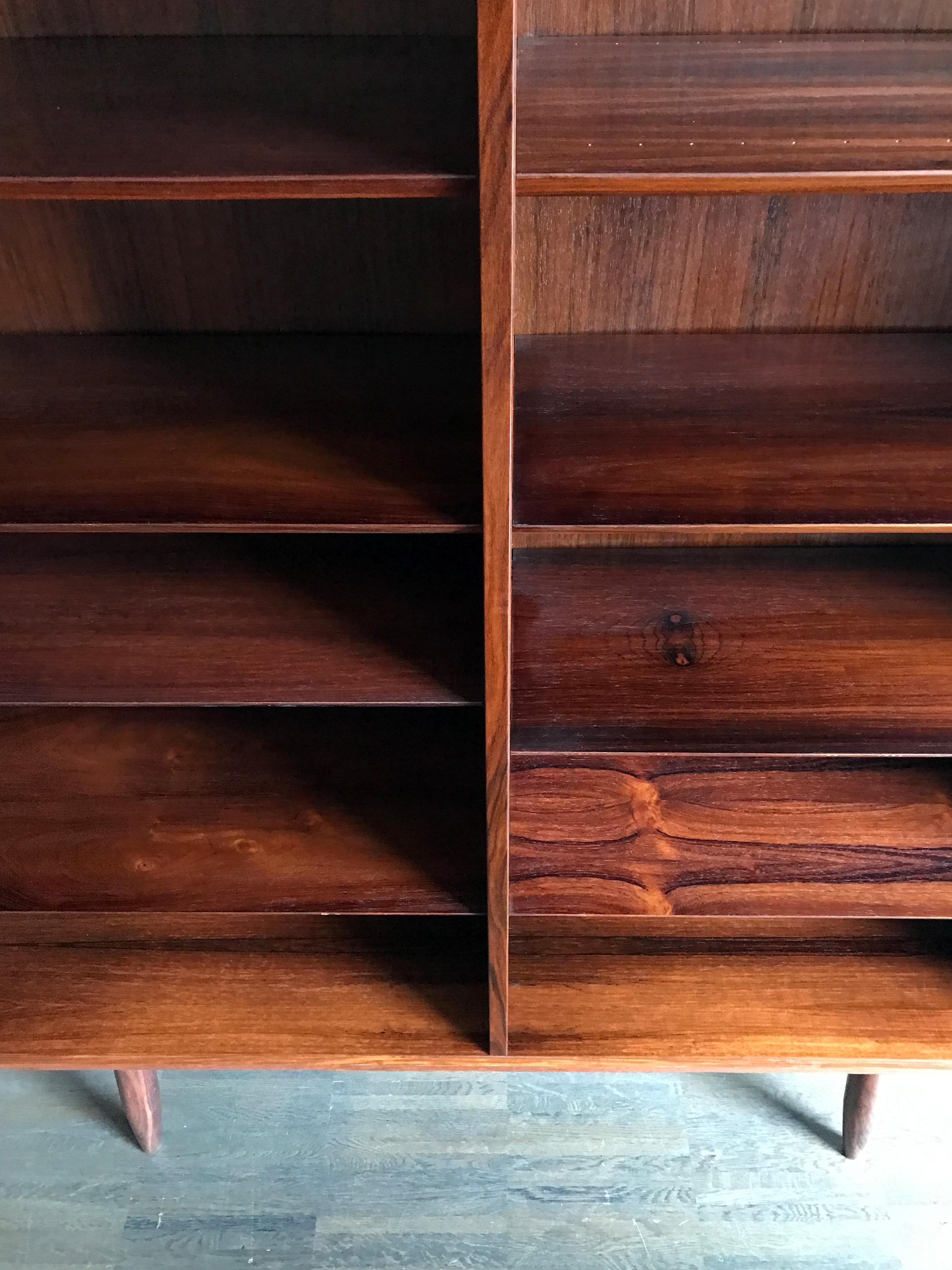 Gunni Omann Midcentury Scandinavian Wood Bookcase, 1960s For Sale 2