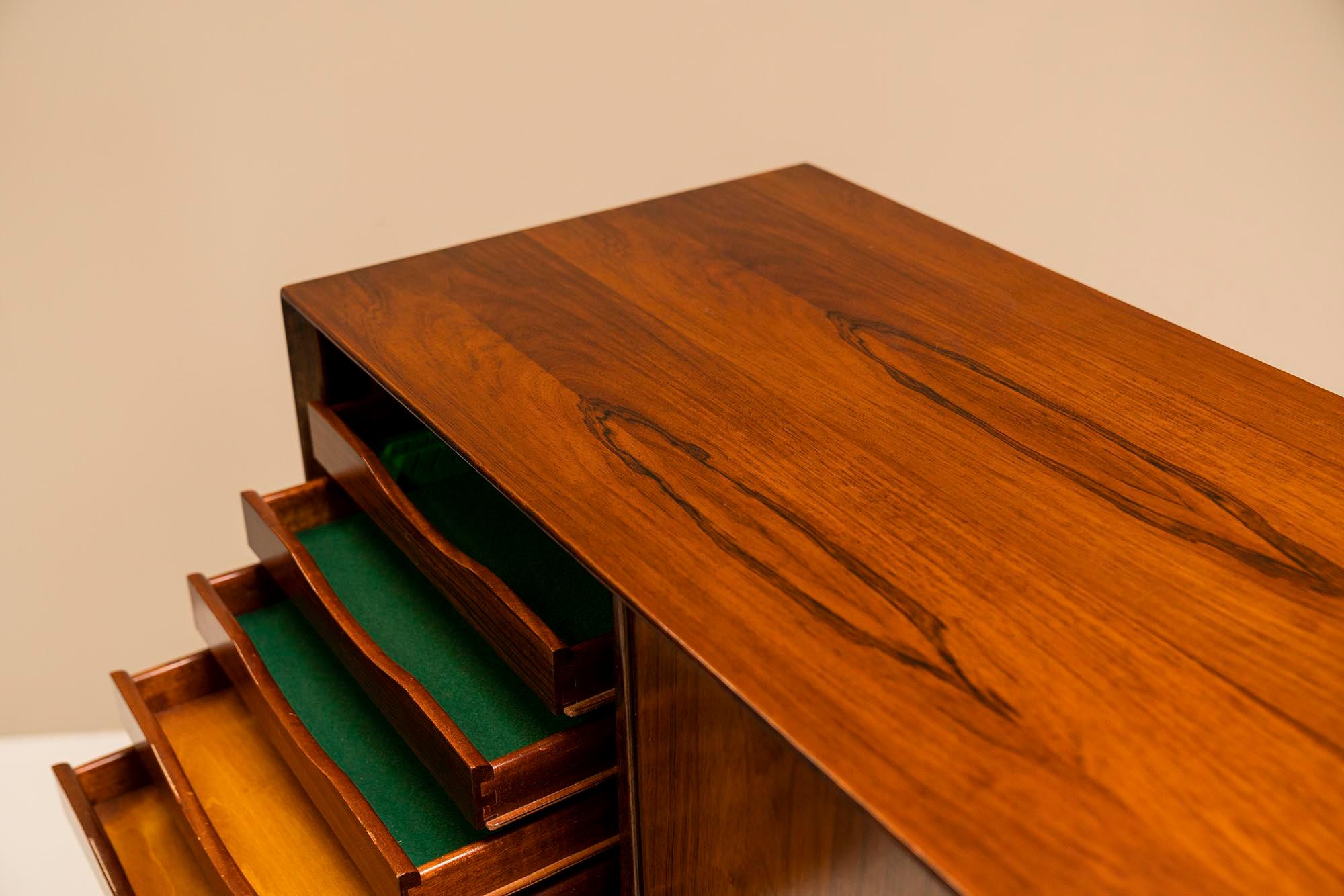 Mid-20th Century Gunni Omann ‘Model 13’ Palisander Highboard, Denmark 1960s