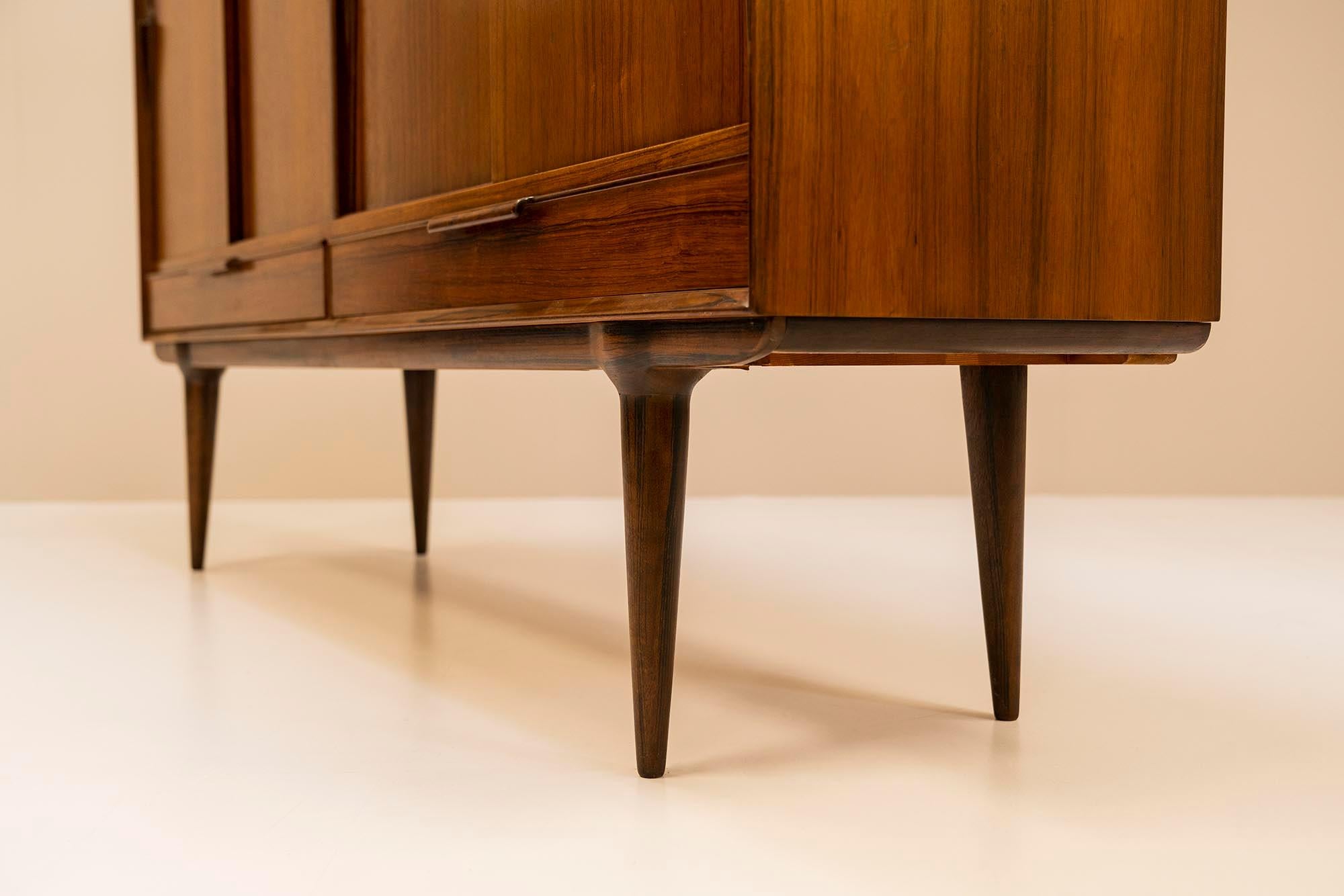 Gunni Omann ‘Model 13’ Palisander Highboard, Denmark 1960s 2