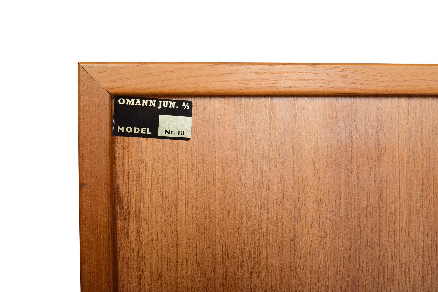 Gunni Omann Model 18 Credenza in Teak For Sale 11