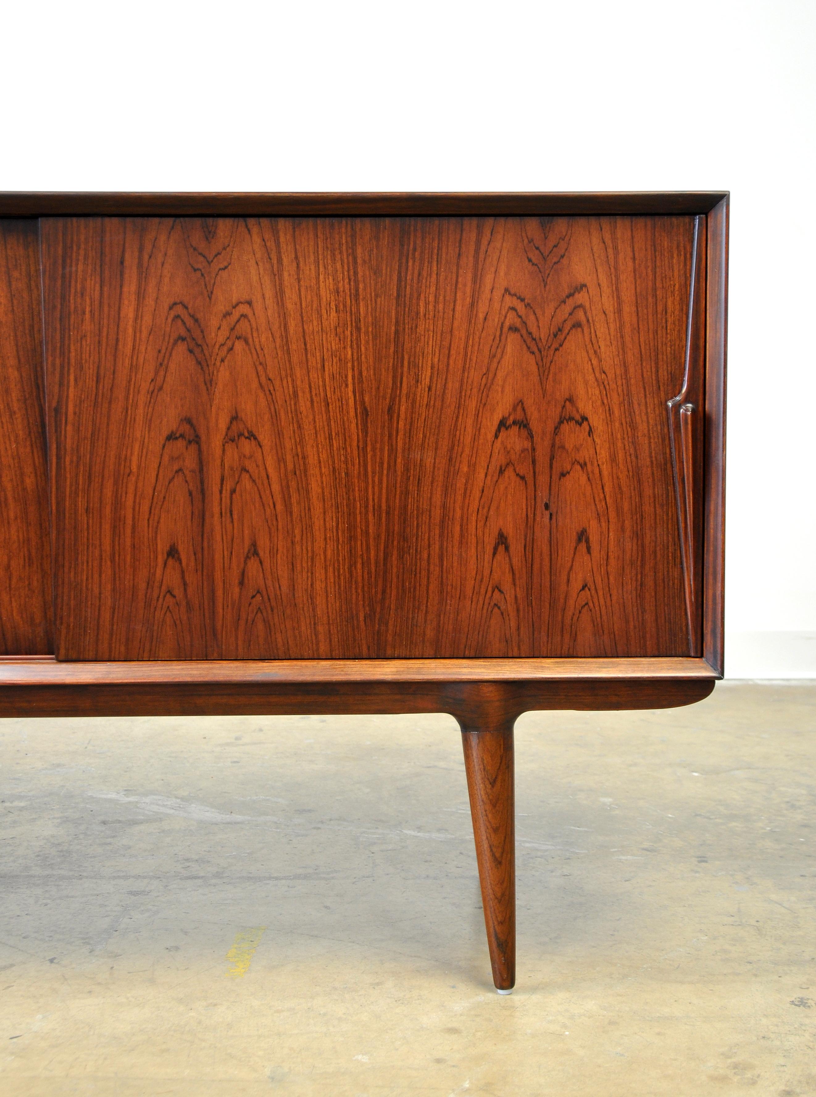 Gunni Omann Rosewood Credenza Bar Cabinet, Model 18 3