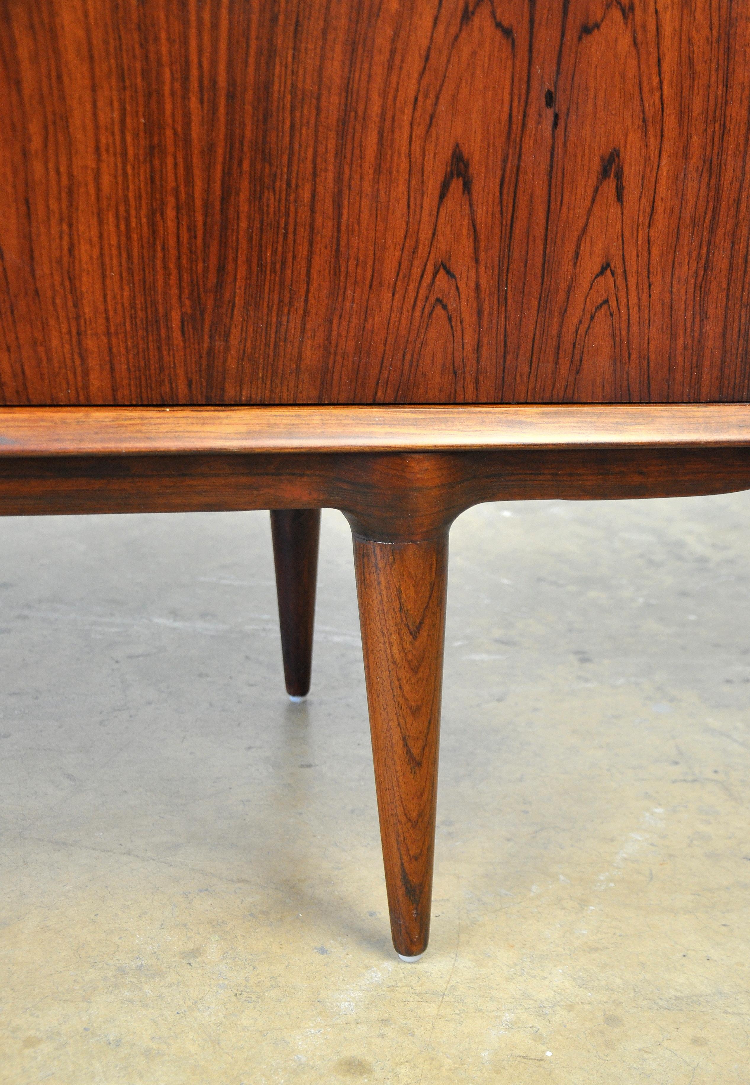 Gunni Omann Rosewood Credenza Bar Cabinet, Model 18 6