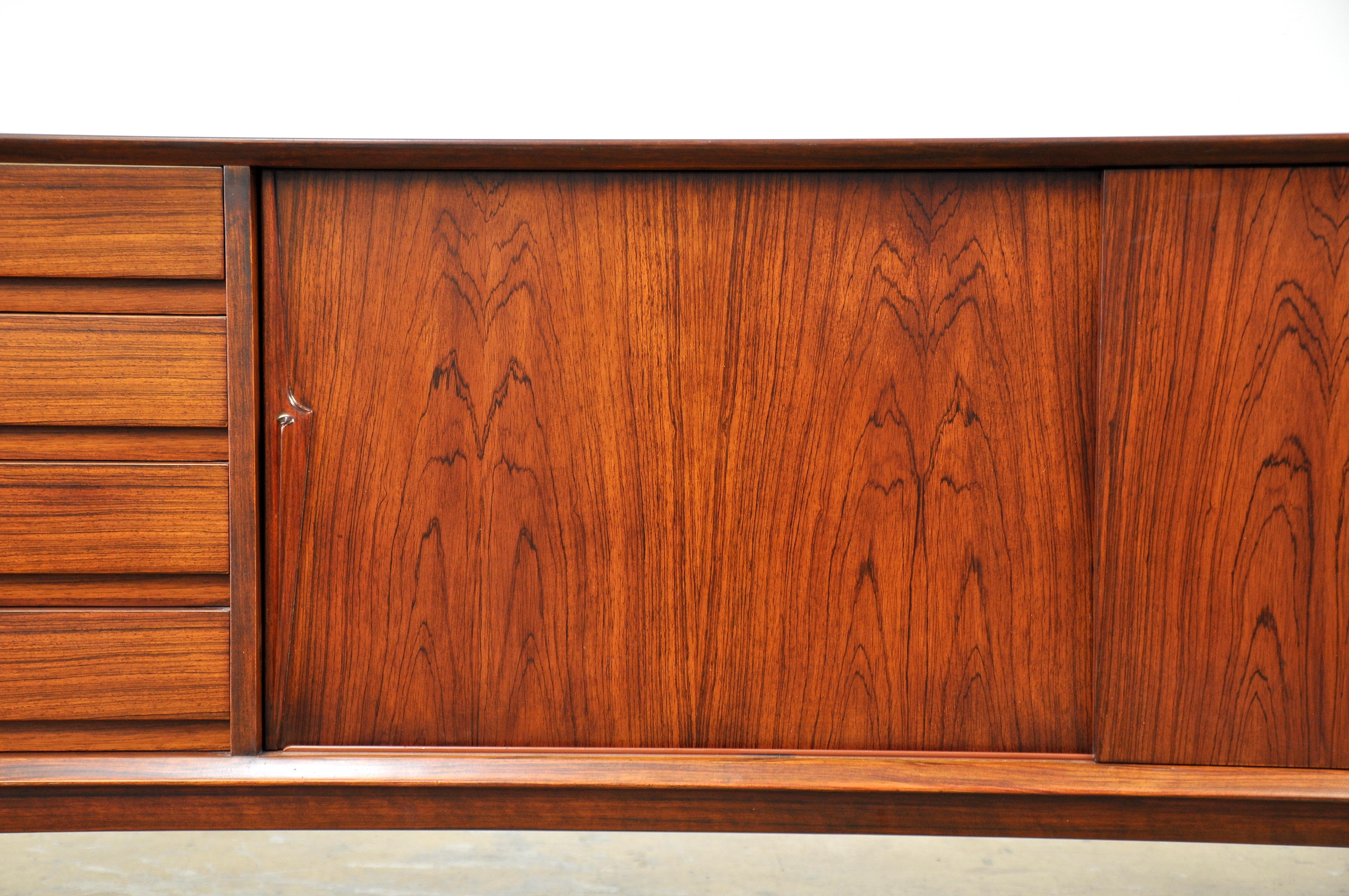 Gunni Omann Rosewood Credenza Bar Cabinet, Model 18 2