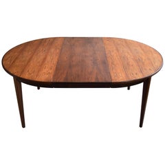 Gunni Omann Model 55 Rosewood Dining Table, Denmark, 1960s