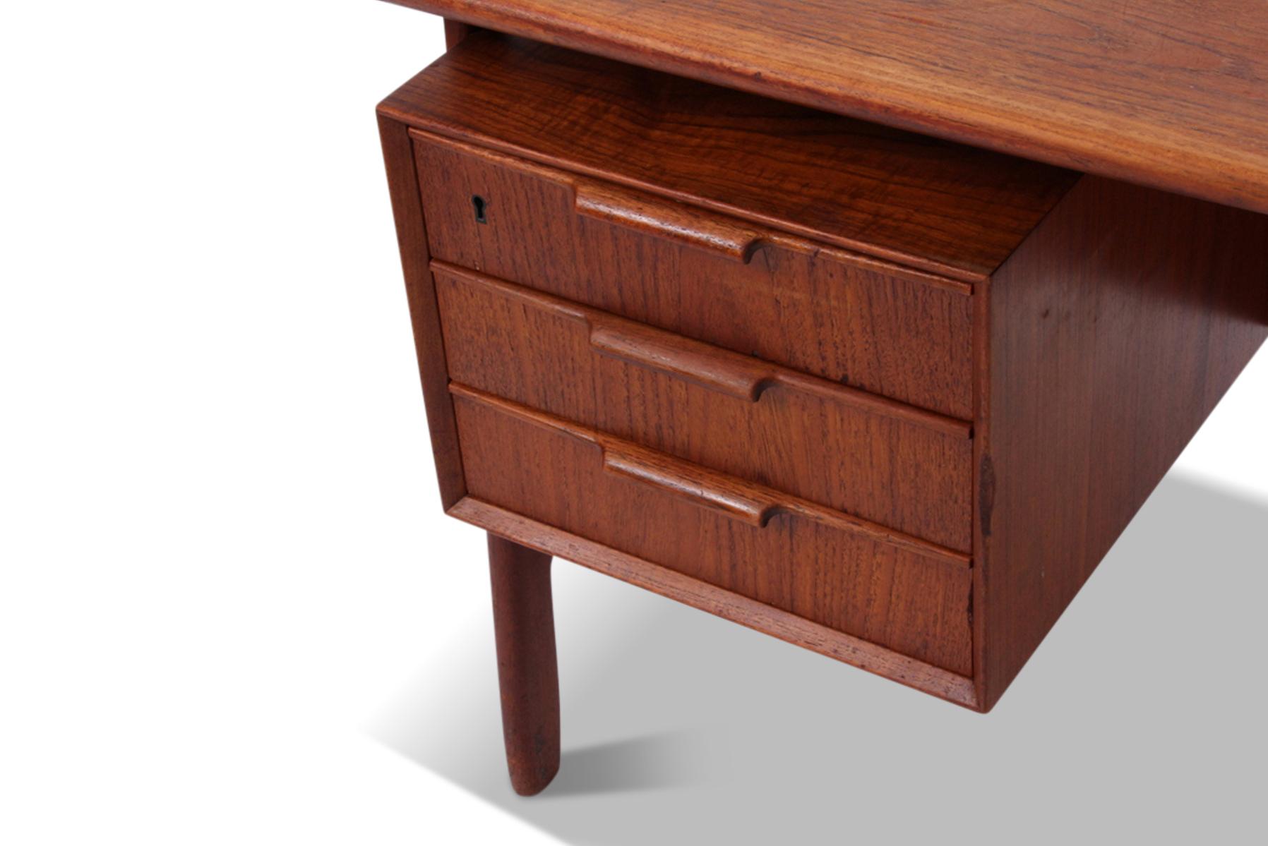 Danish Gunni Omann Model 75 Executive Desk in Teak