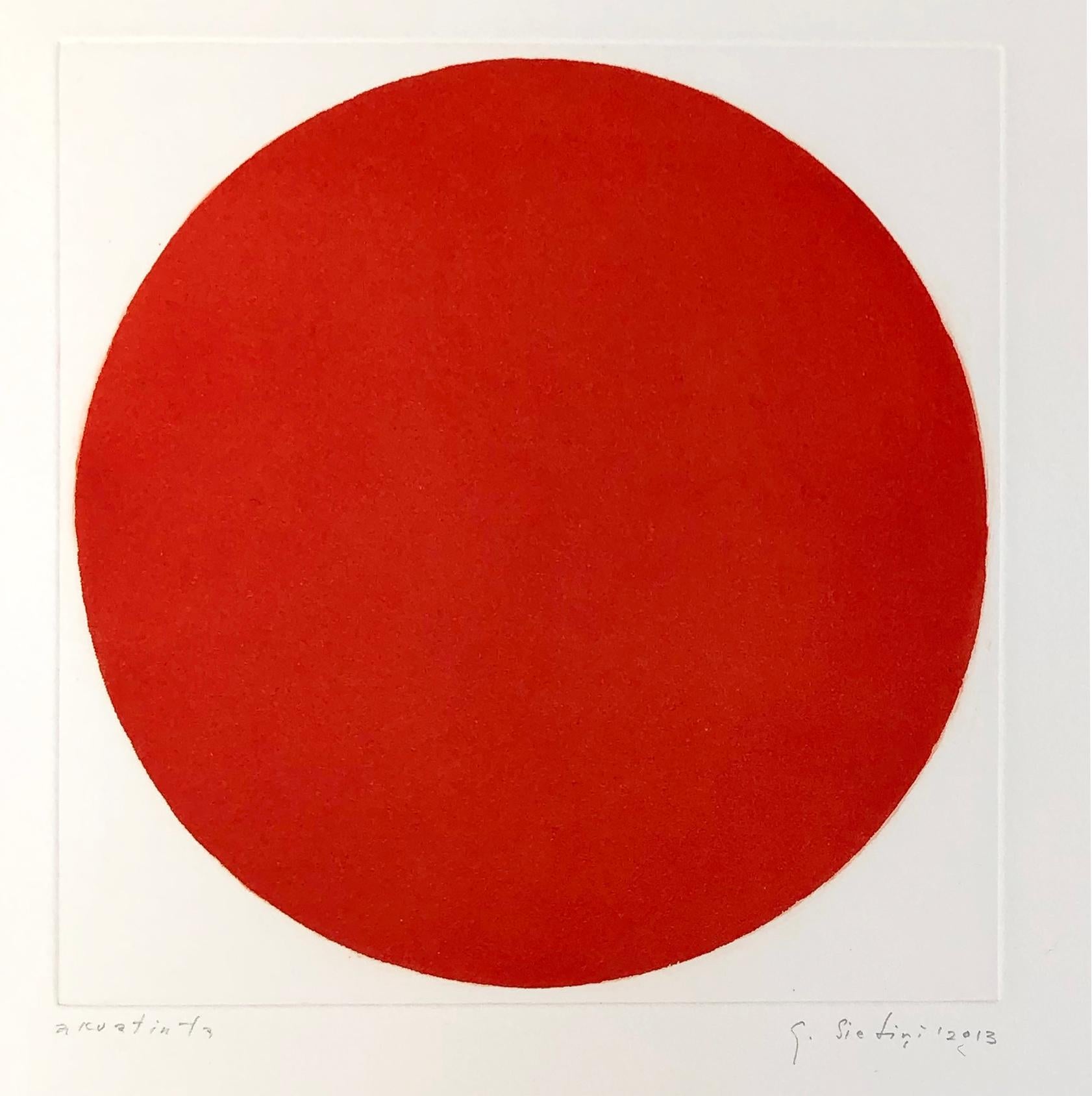 Schwarz, Rot und Rot (Zeitgenössisch), Print, von Guntars Sietins
