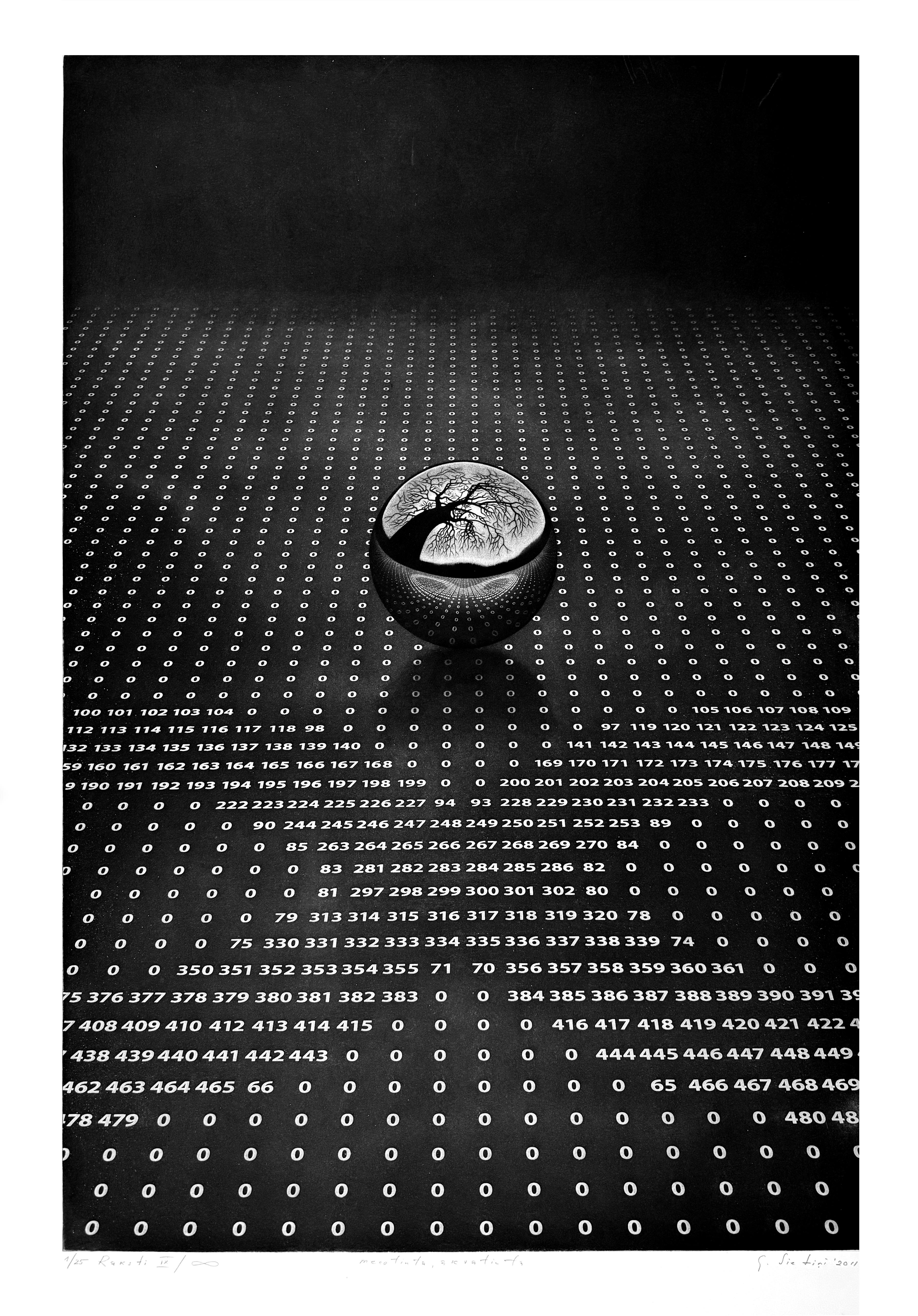 Personaggi IX / ∞ - Print Surrealismo di Guntars Sietins