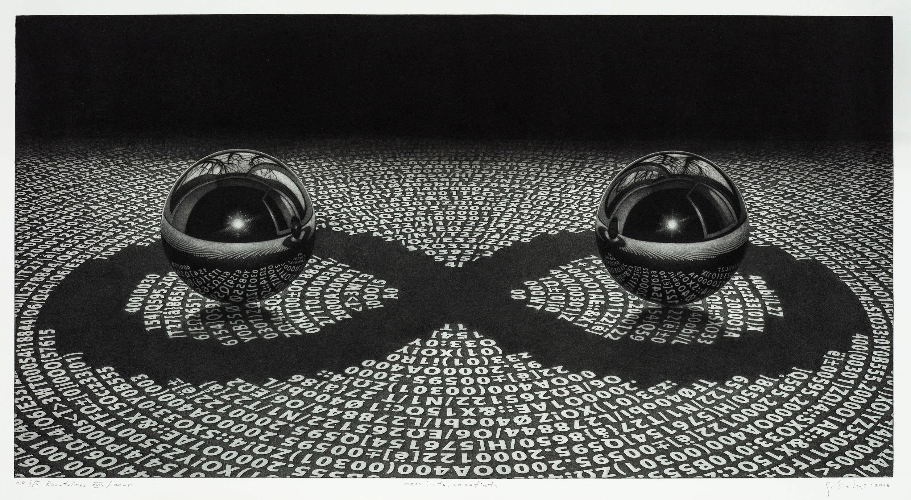 Guntars Sietins Still-Life Print - Characters XVIII ∞-C