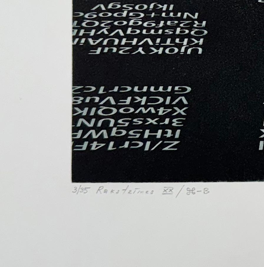 Personaggi XX ∞-B - Print Contemporaneo di Guntars Sietins