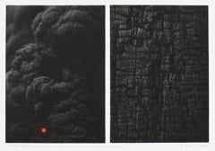 Firewall, diptyque letton en mezzotinte et aquatinte de Guntars Sietiņš